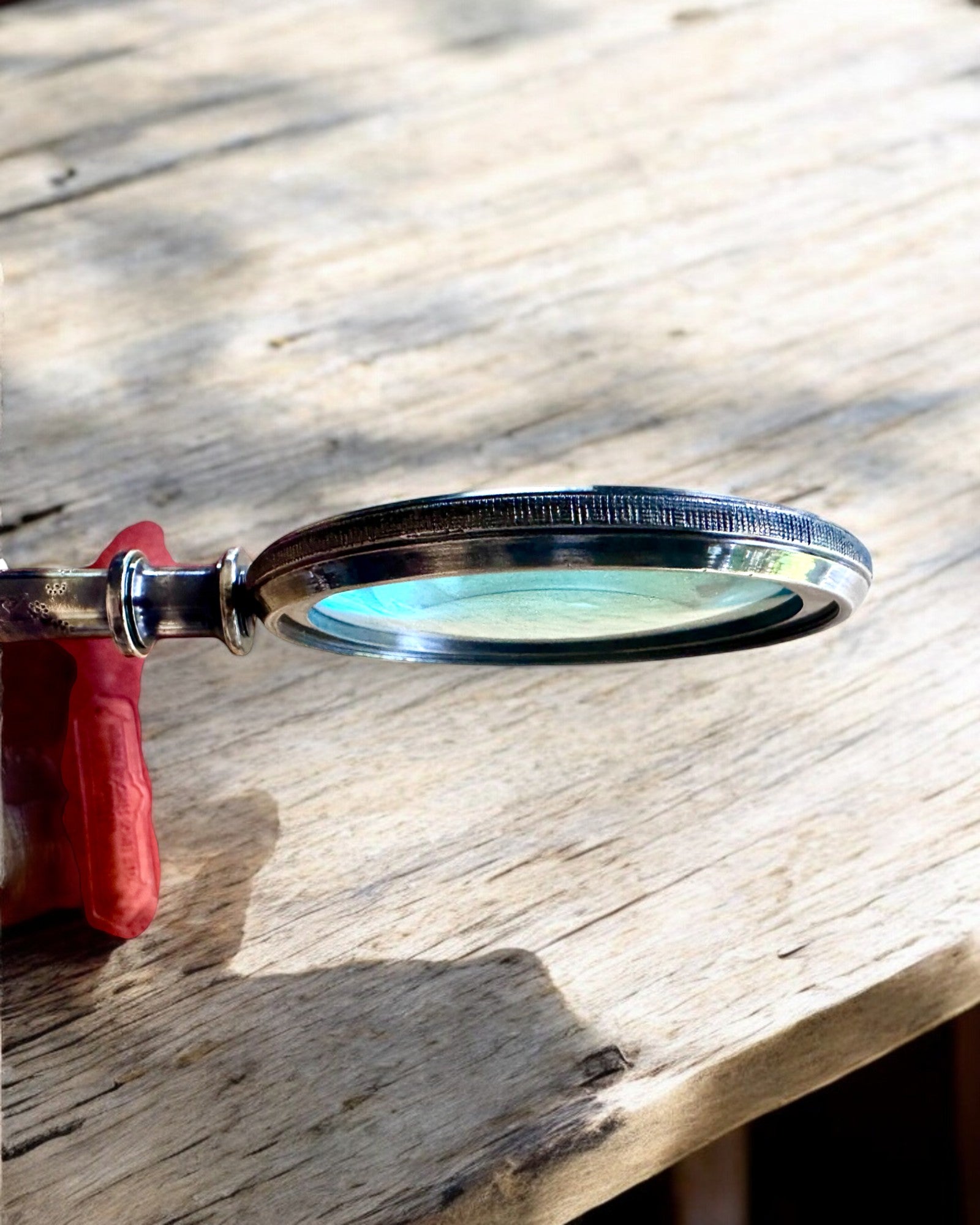 Navigator 1941 Sárgaréz Nagyító Bőrtokkal – Kézzel Készített, Prémium, személyre szabható ajándék