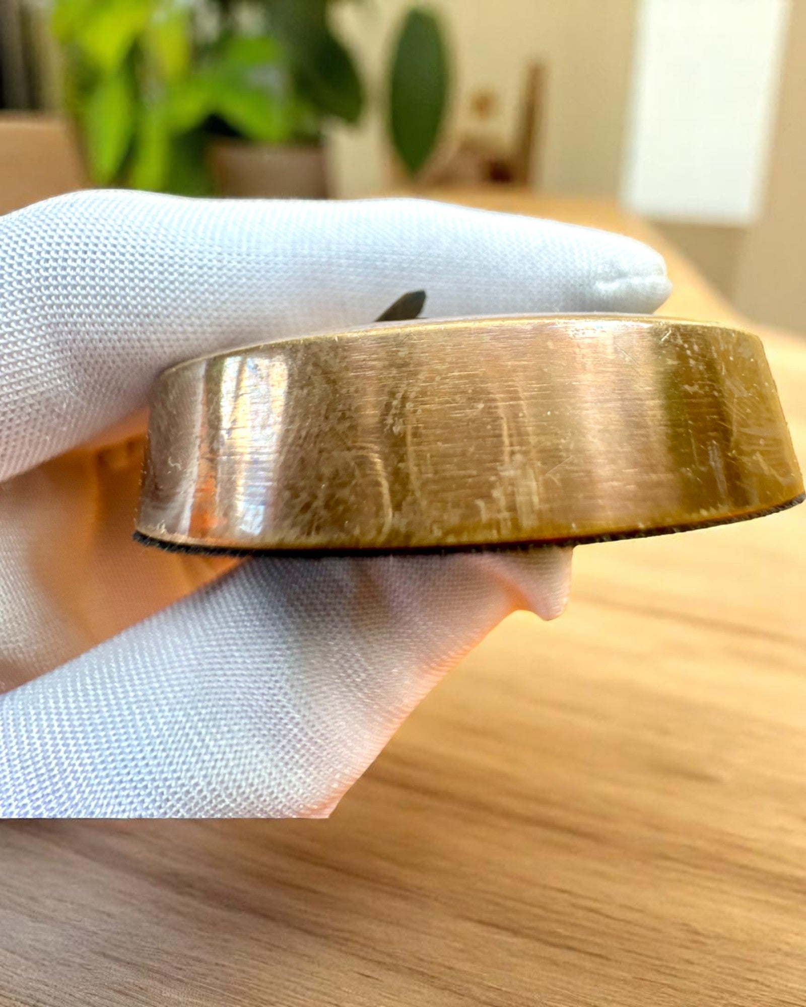 Mini Kapitányi Naptár „Navigator” – rézből készült dekoráció a hajózás szellemében, gravírozási lehetőséggel ajándéknak, 5 cm átmérőjű