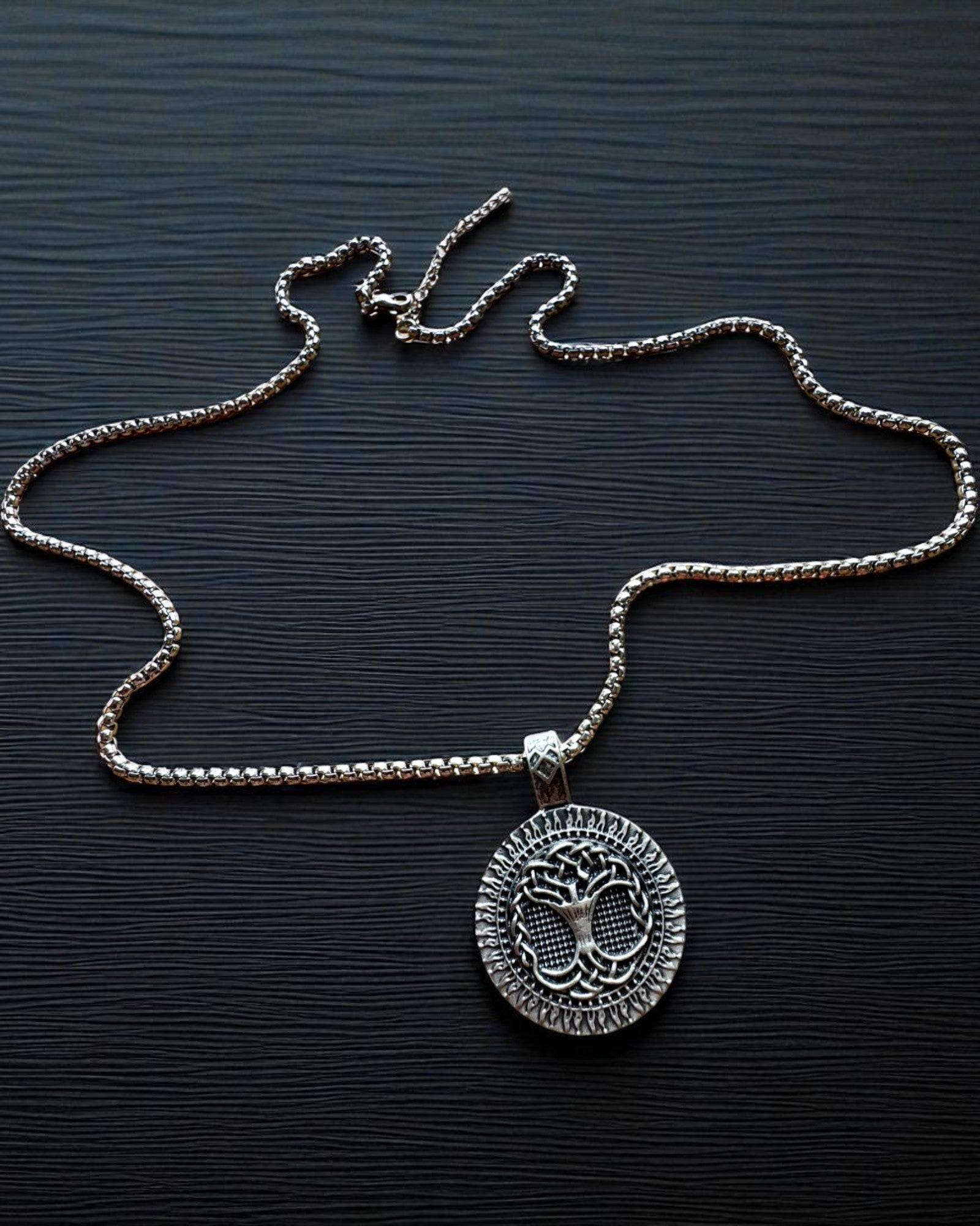 Amulet Drzewa Życia z Możliwością Grawerowania - naszyjnik "Witalność Natury", personalizacja