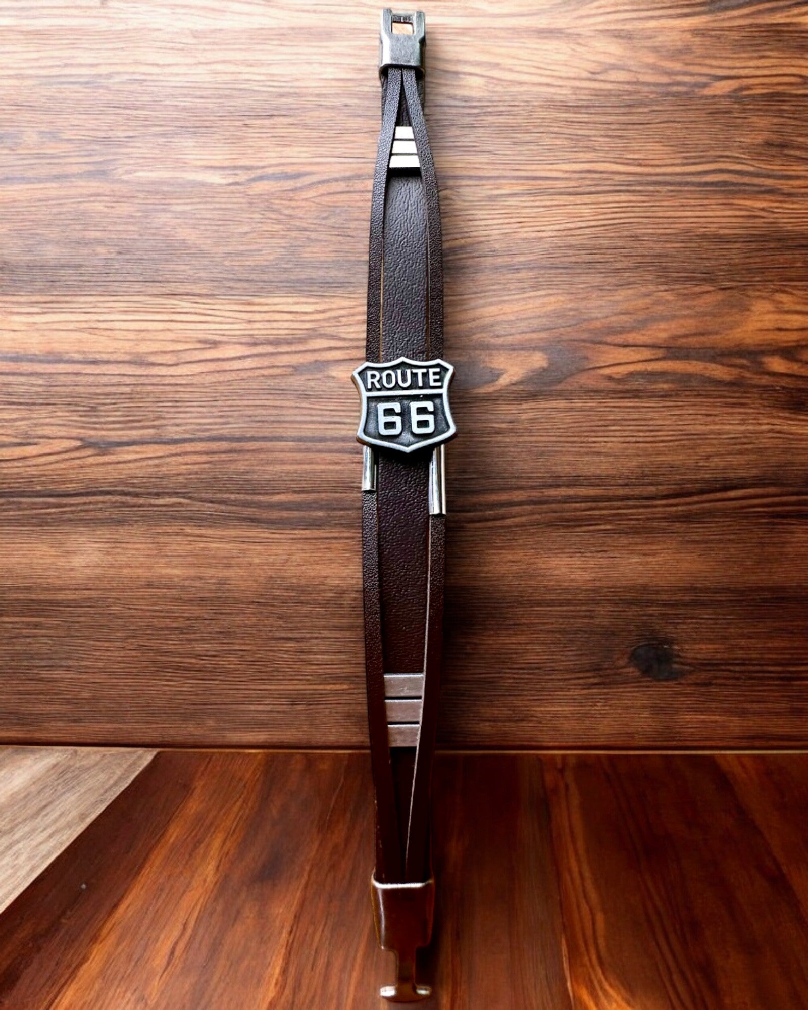 Bransoletka Podróżnika Route 66 - személyre szabható gravírozással