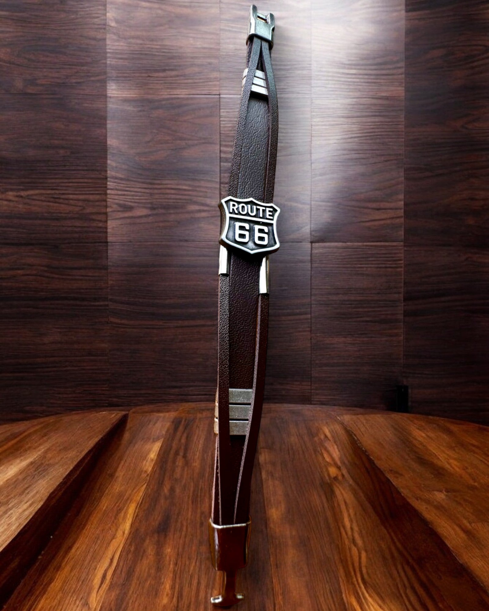 Bransoletka Podróżnika Route 66 - személyre szabható gravírozással