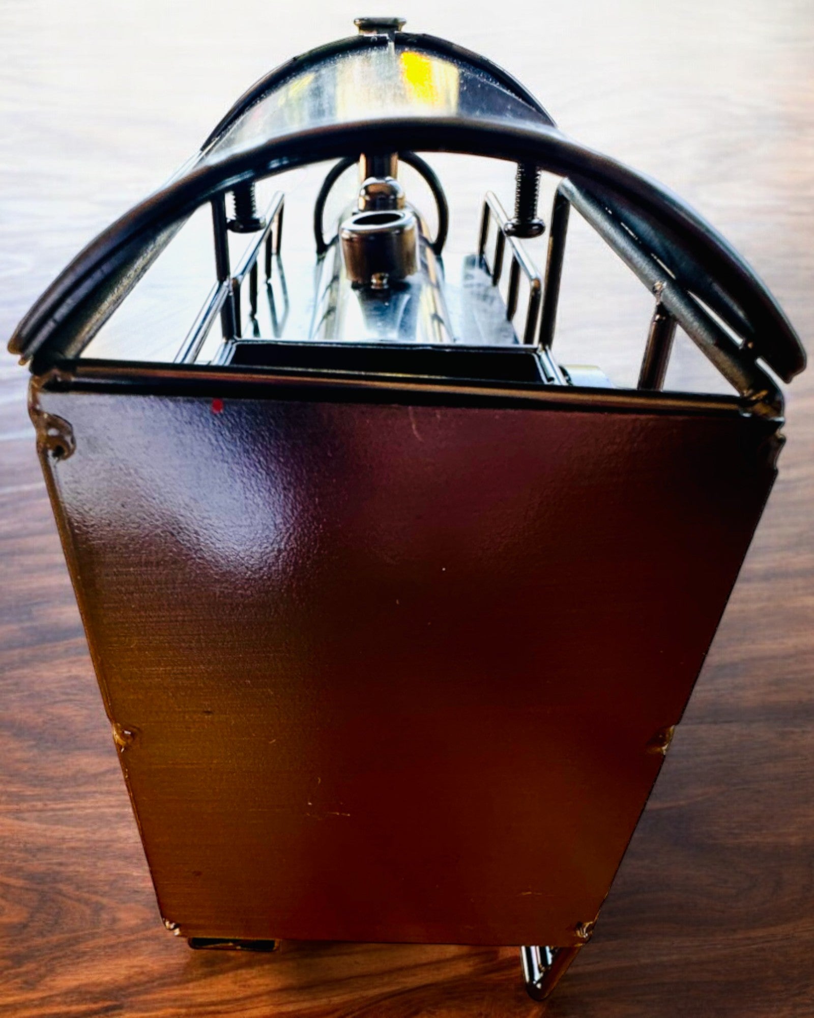 Vasmozdony „Retro Express” – dekoráció, modell, kézzel készített, gravírozható ajándék