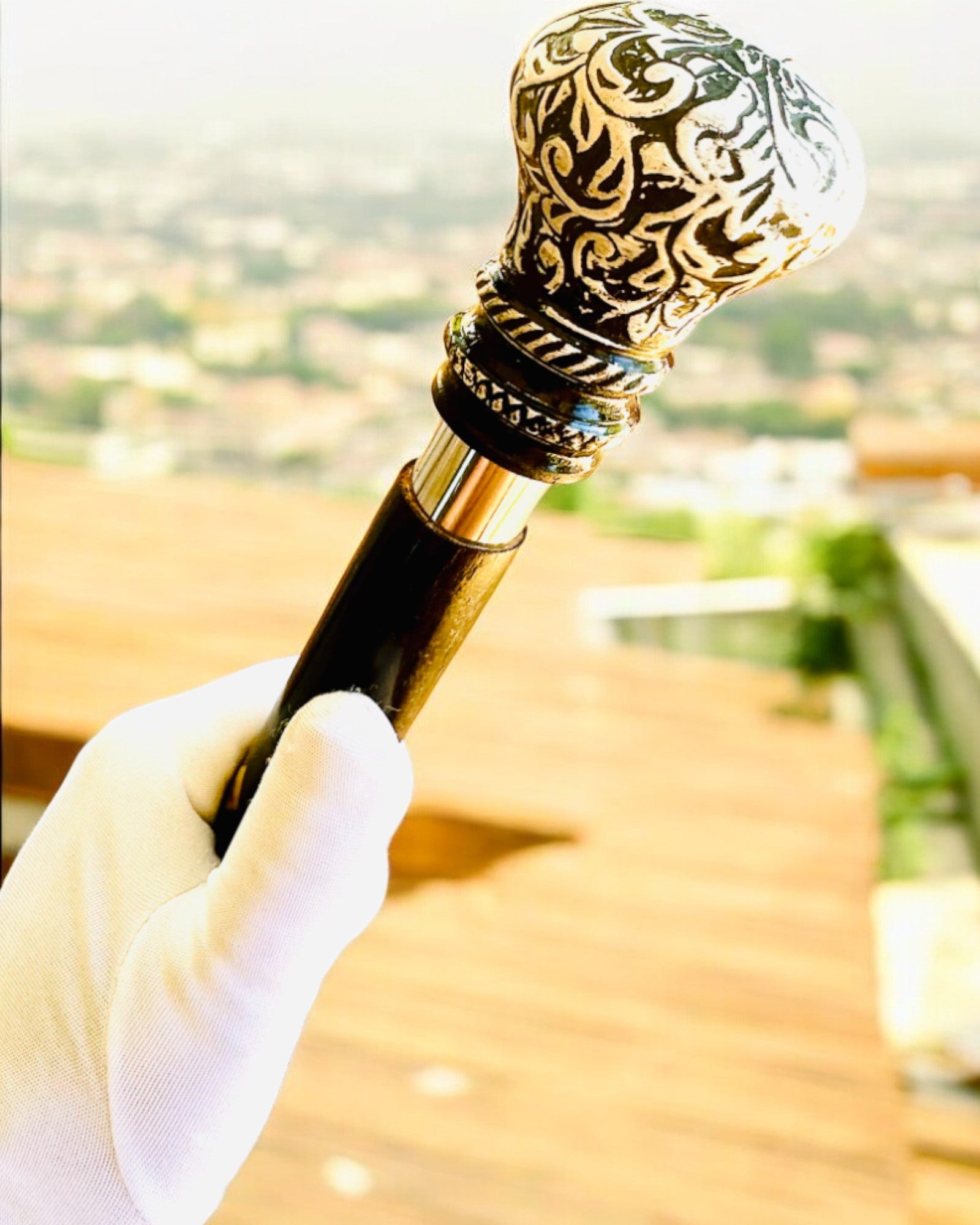 Sétabot "Majestátus Bot" Kézzel készített fa, gravírozási lehetőséggel, 2 választható változat