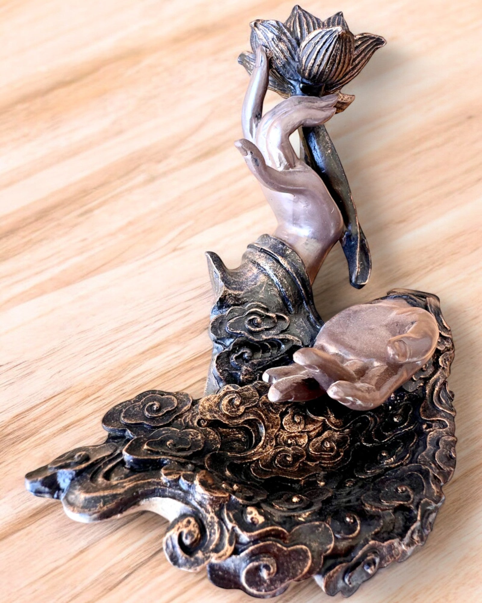 Mistyczna Dłoń, Kadzielnica, uchwyt na kadzidło z Przepływem, możliwość personalizacji grawerem na prezent