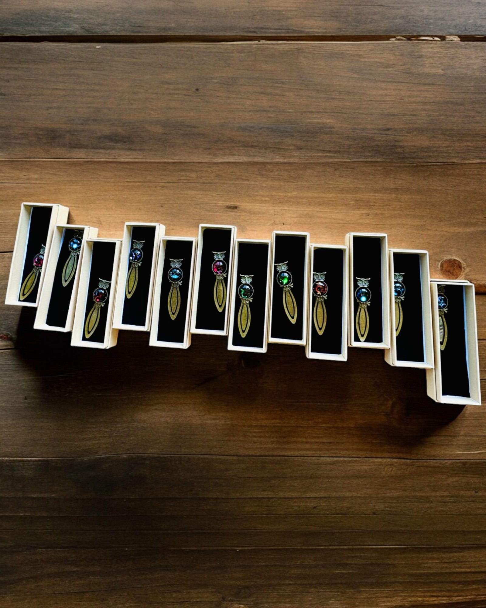 "Csillagképes Bagoly" könyvjelző - 12 választható változat, személyre szabható gravírozással