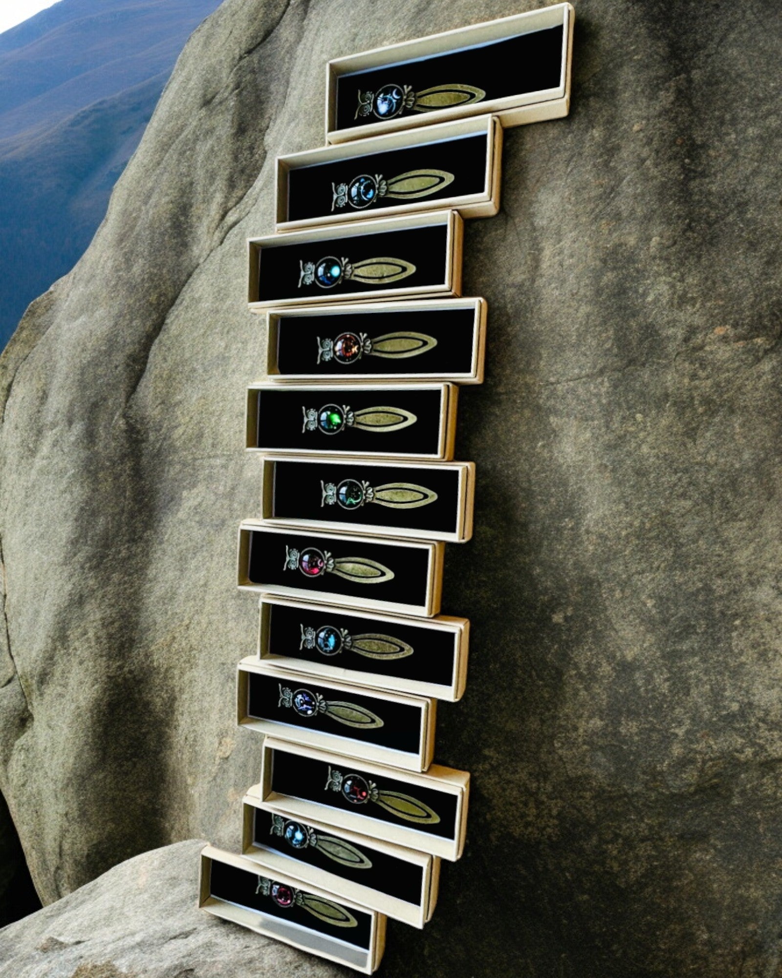 "Csillagképes Bagoly" könyvjelző - 12 választható változat, személyre szabható gravírozással