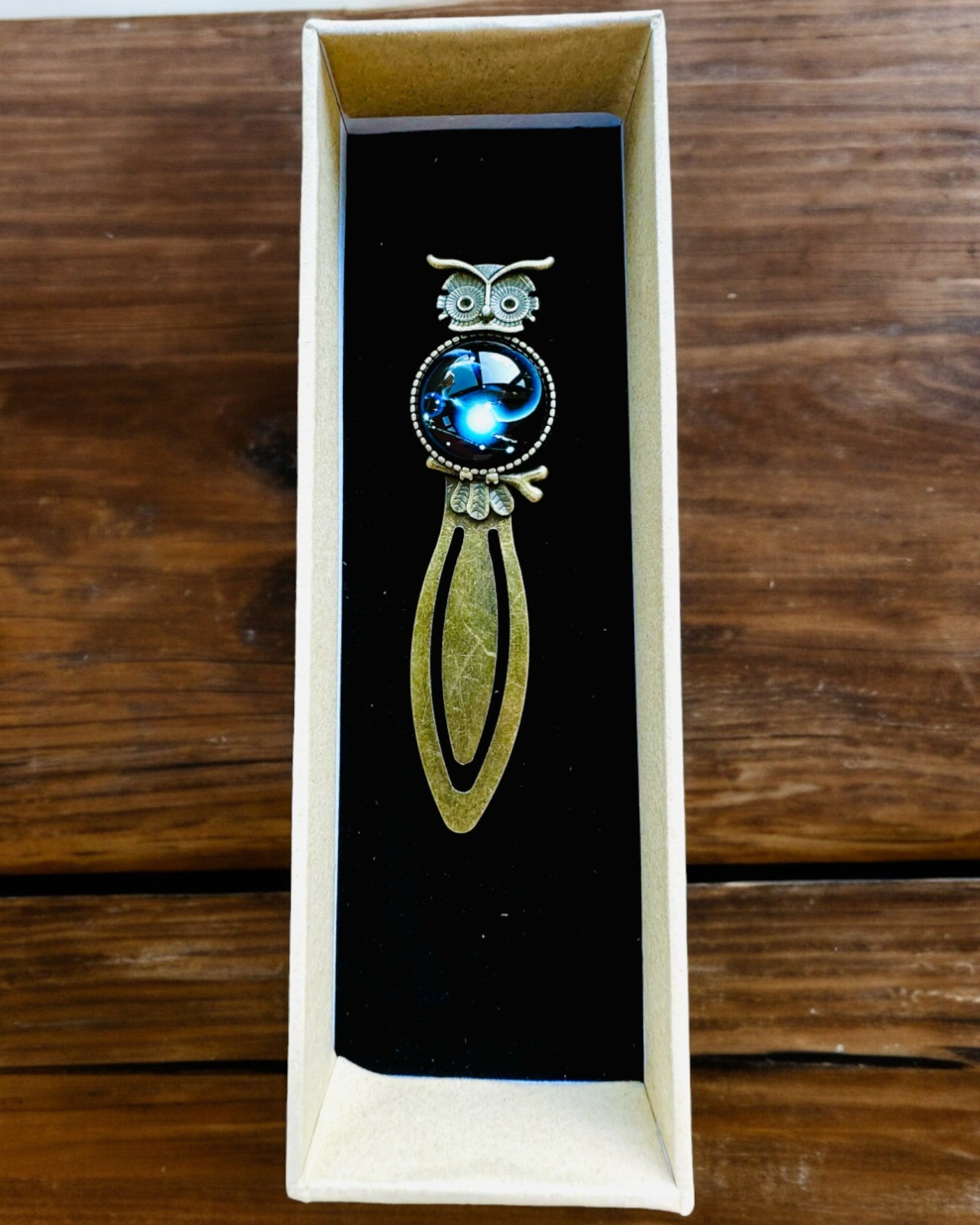 "Csillagképes Bagoly" könyvjelző - 12 választható változat, személyre szabható gravírozással