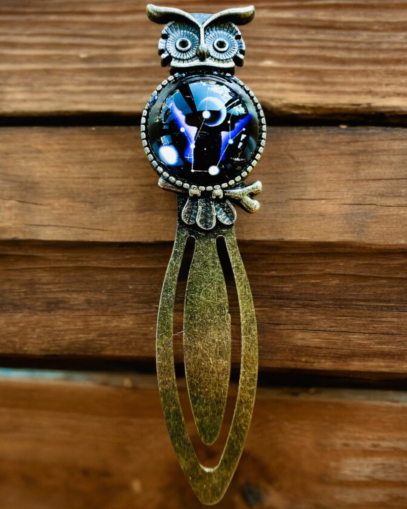 "Csillagképes Bagoly" könyvjelző - 12 választható változat, személyre szabható gravírozással