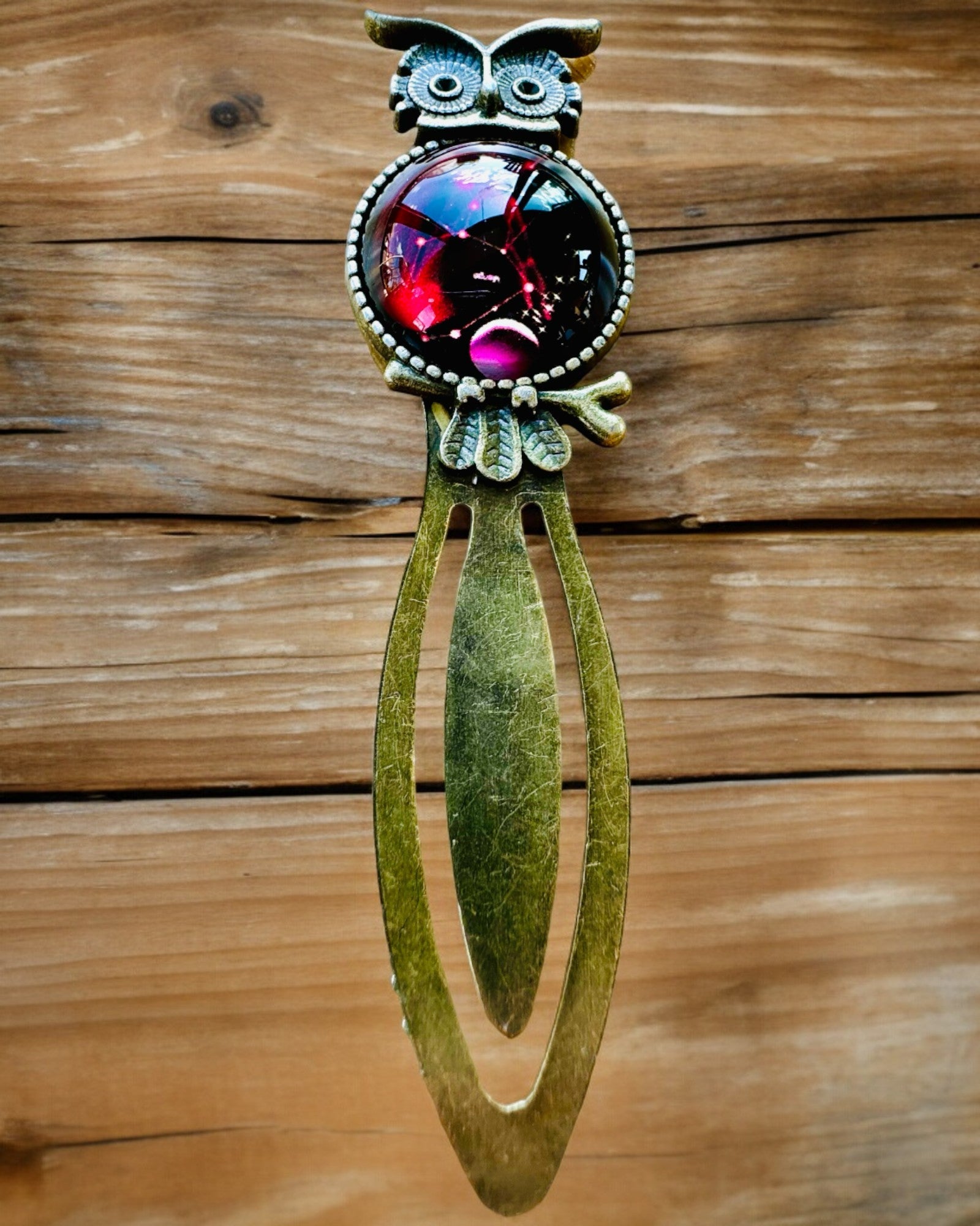 "Csillagképes Bagoly" könyvjelző - 12 választható változat, személyre szabható gravírozással