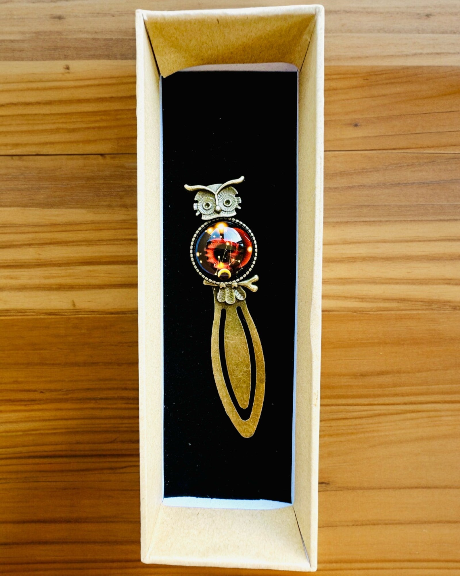 "Csillagképes Bagoly" könyvjelző - 12 választható változat, személyre szabható gravírozással