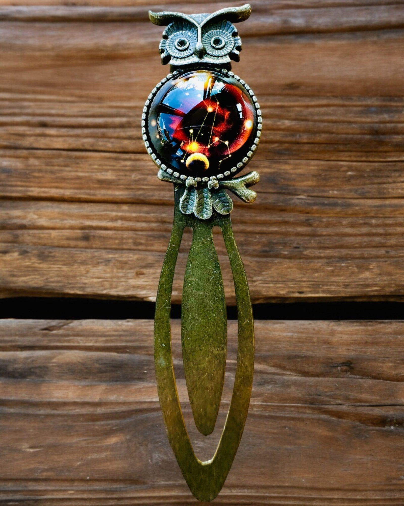 "Csillagképes Bagoly" könyvjelző - 12 választható változat, személyre szabható gravírozással