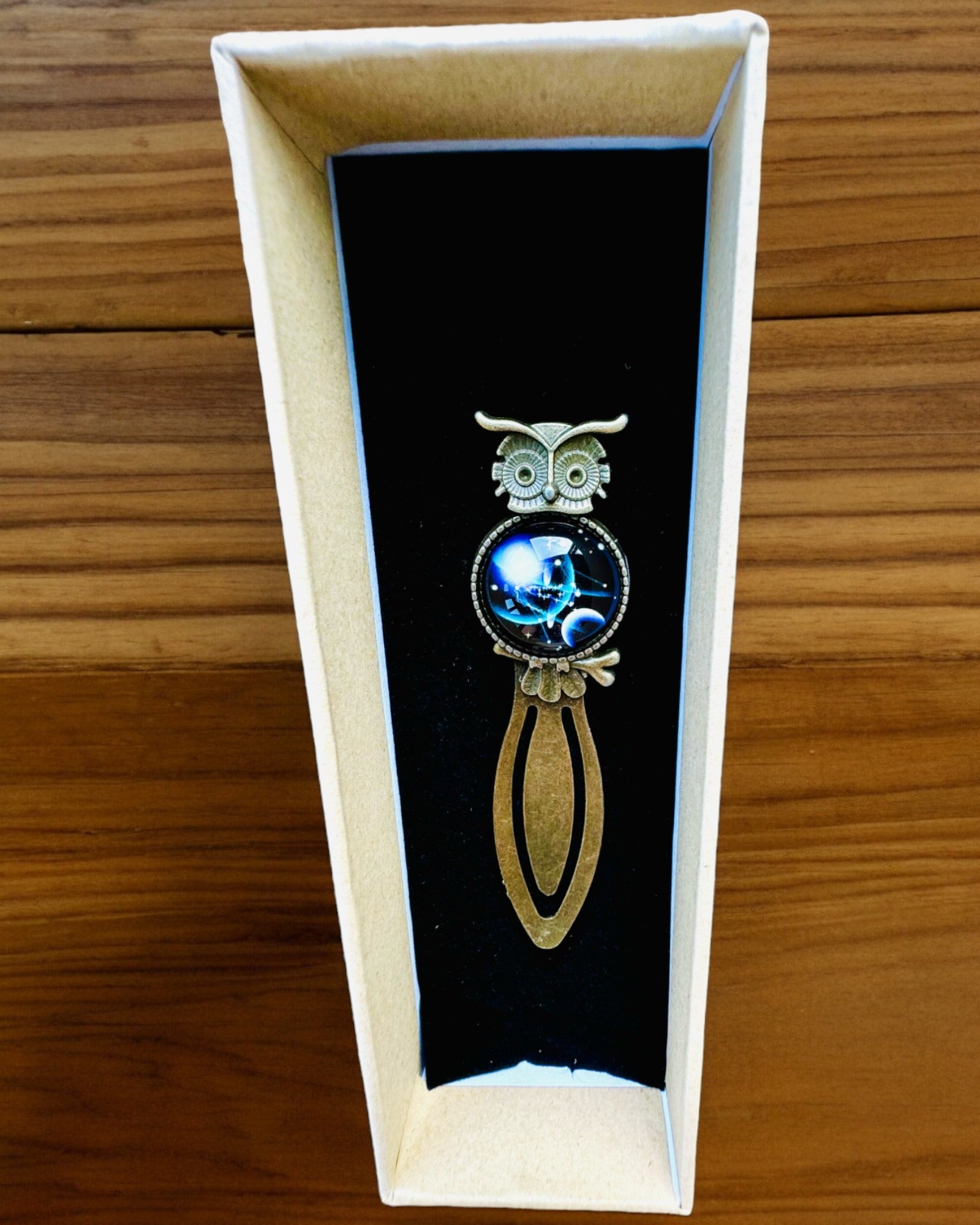 "Csillagképes Bagoly" könyvjelző - 12 választható változat, személyre szabható gravírozással