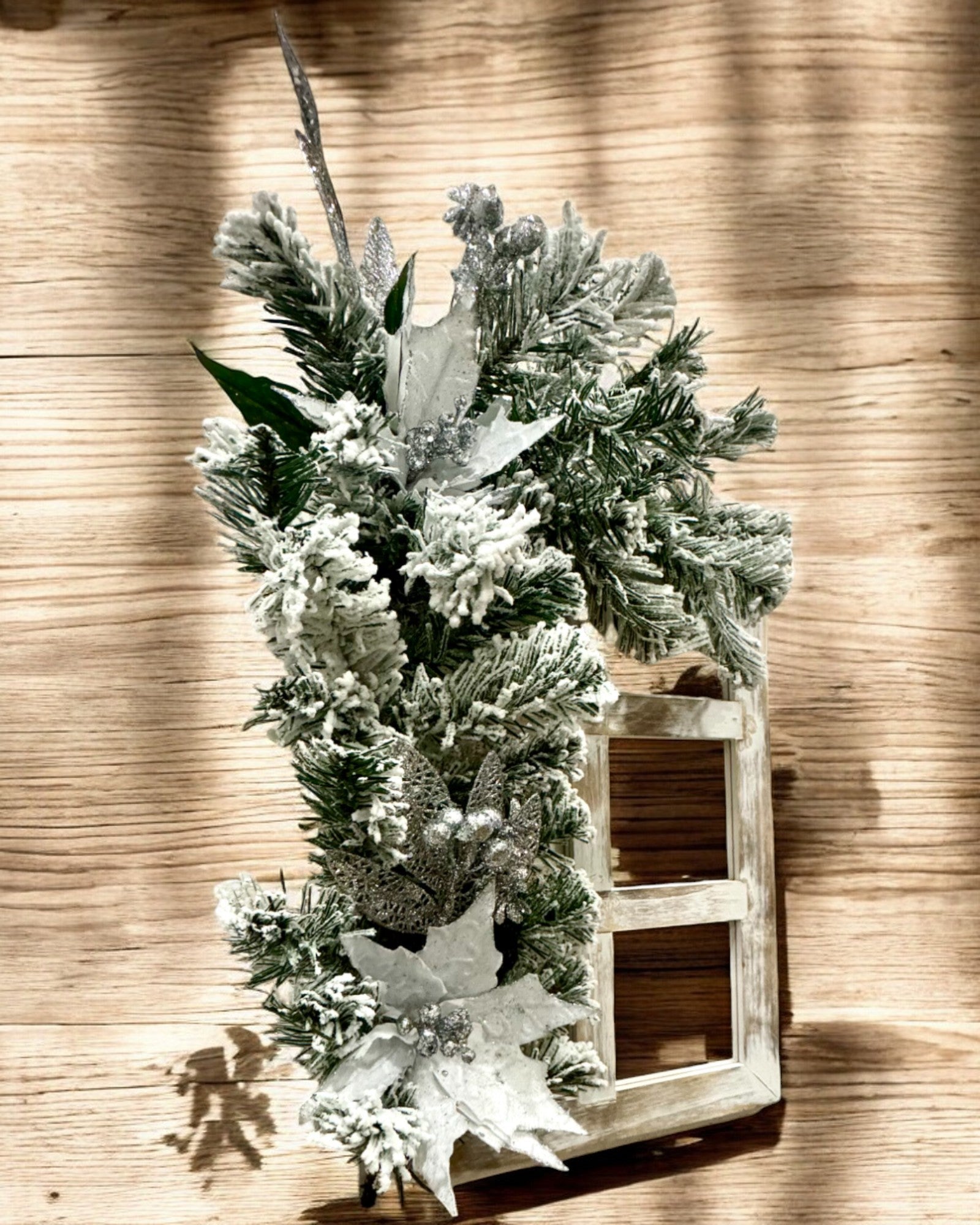 2 db Ünnepi Dekoratív Keret „Téli Ragyogás”, gravírozással személyre szabható ajándék