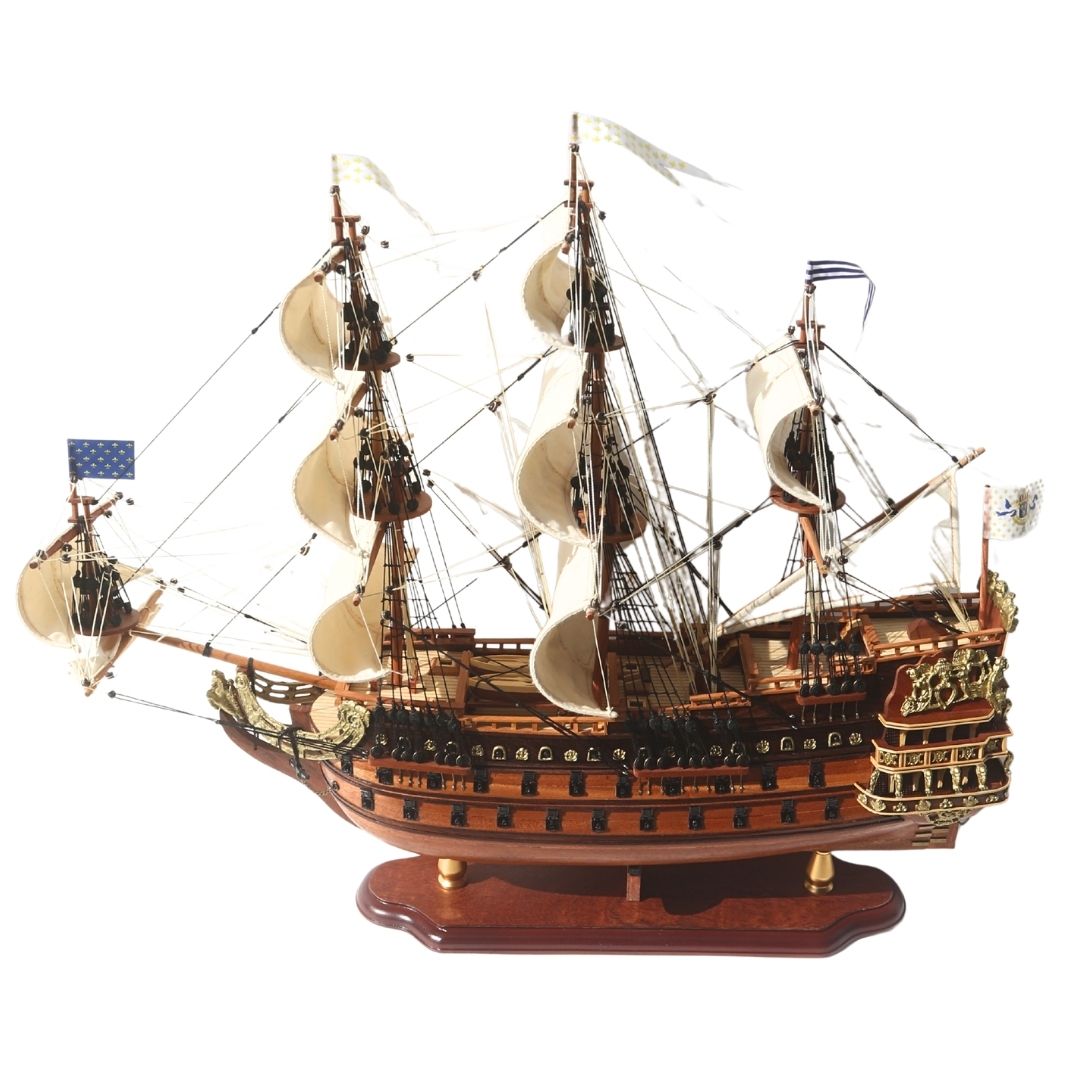 Luksusowy Model Żaglowca Statku Soleil Royal 65cm - SOL6, możliwość personalizacji grawerem