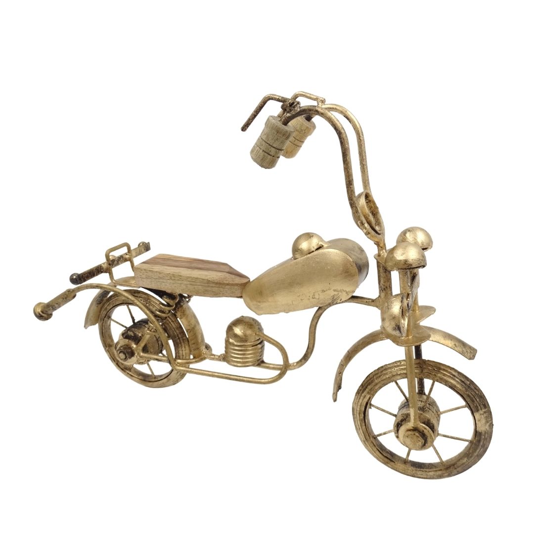 NC1733 klasszikus fém motorkerékpár-modell gravírozással