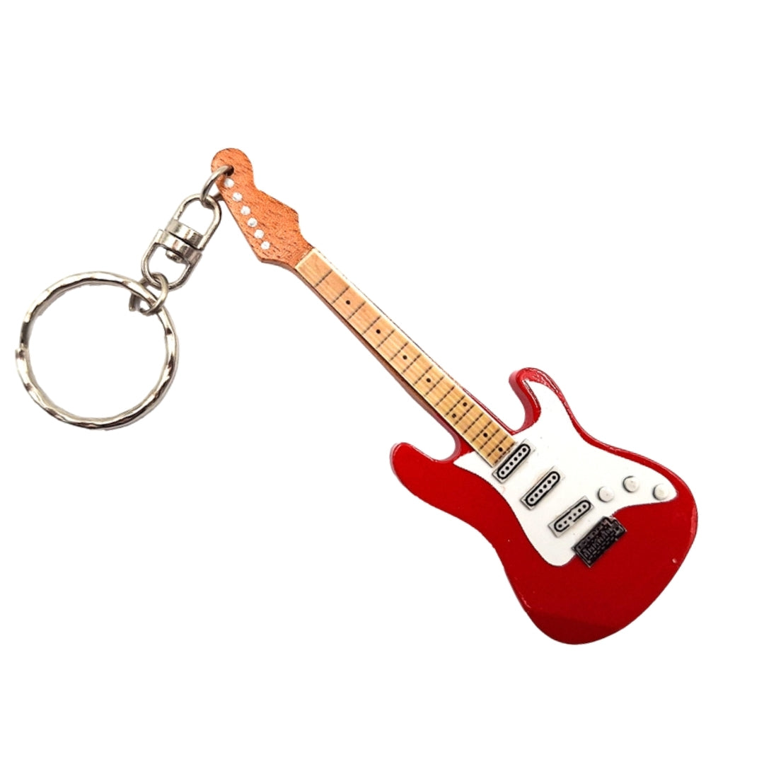 Dire Straits stílusú gitár kulcstartó