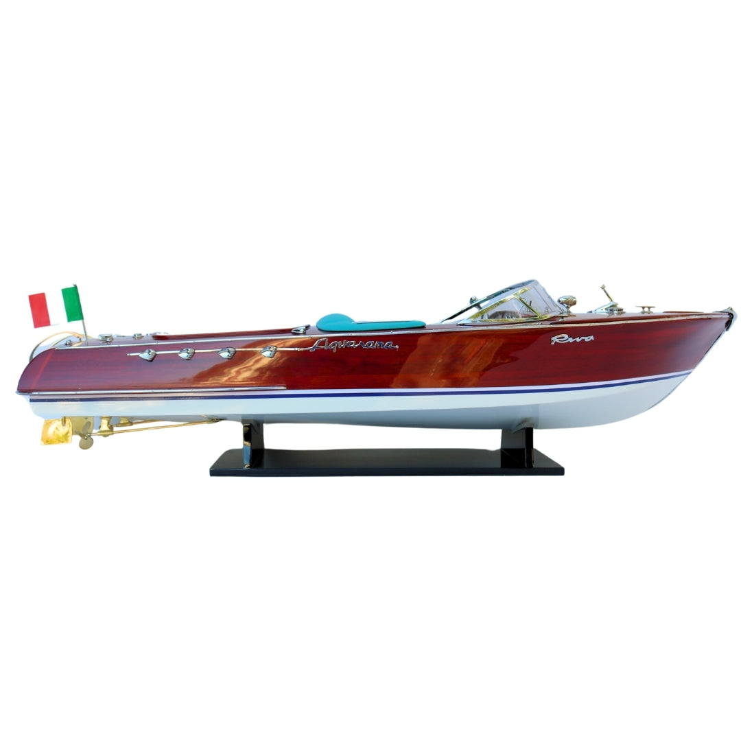 Ekskluzywny model motorówki Riva Aquarama 87cm z możliwością personalizacji grawerem