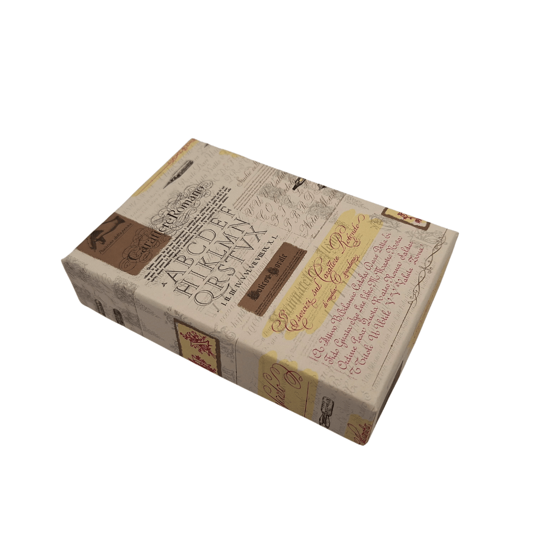 Kalligráfiai készlet személyre szabott gravírozással - olasz toll két tollheggyel és tintatartóval, ideális ajándéknak - elegáns csomagolás 12.5x8,5x3cm