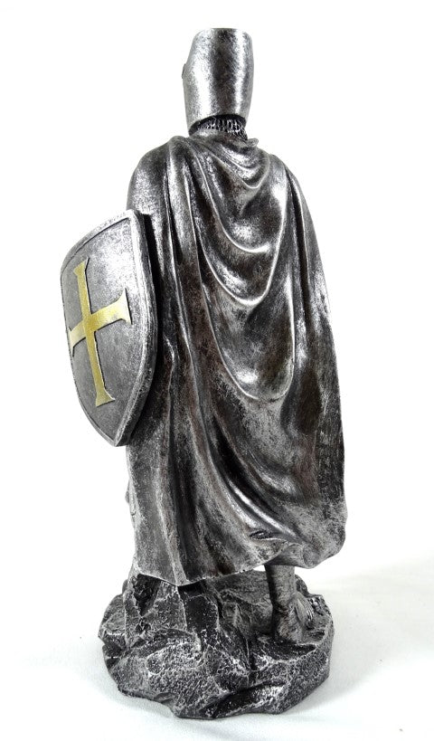 Keresztes lovag figura 30cm gravírozással
