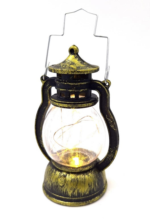 LED éjjeli lámpa petróleumlámpa formában, gravírozással személyre szabható, ideális ajándék - magasság 12,6 cm, szélesség 5,8 cm, CE-tanúsítvány