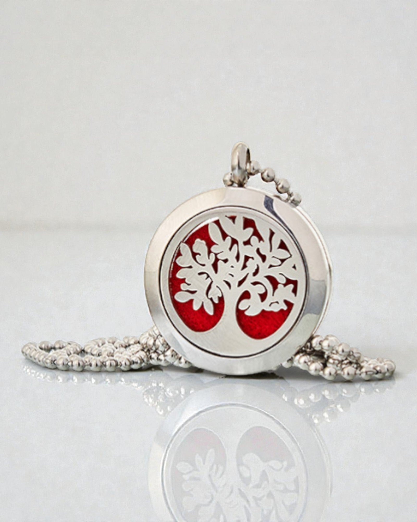 AromaTree Harmony – Naszyjnik Aromaterapeutyczny Drzewo Życia 25 mm