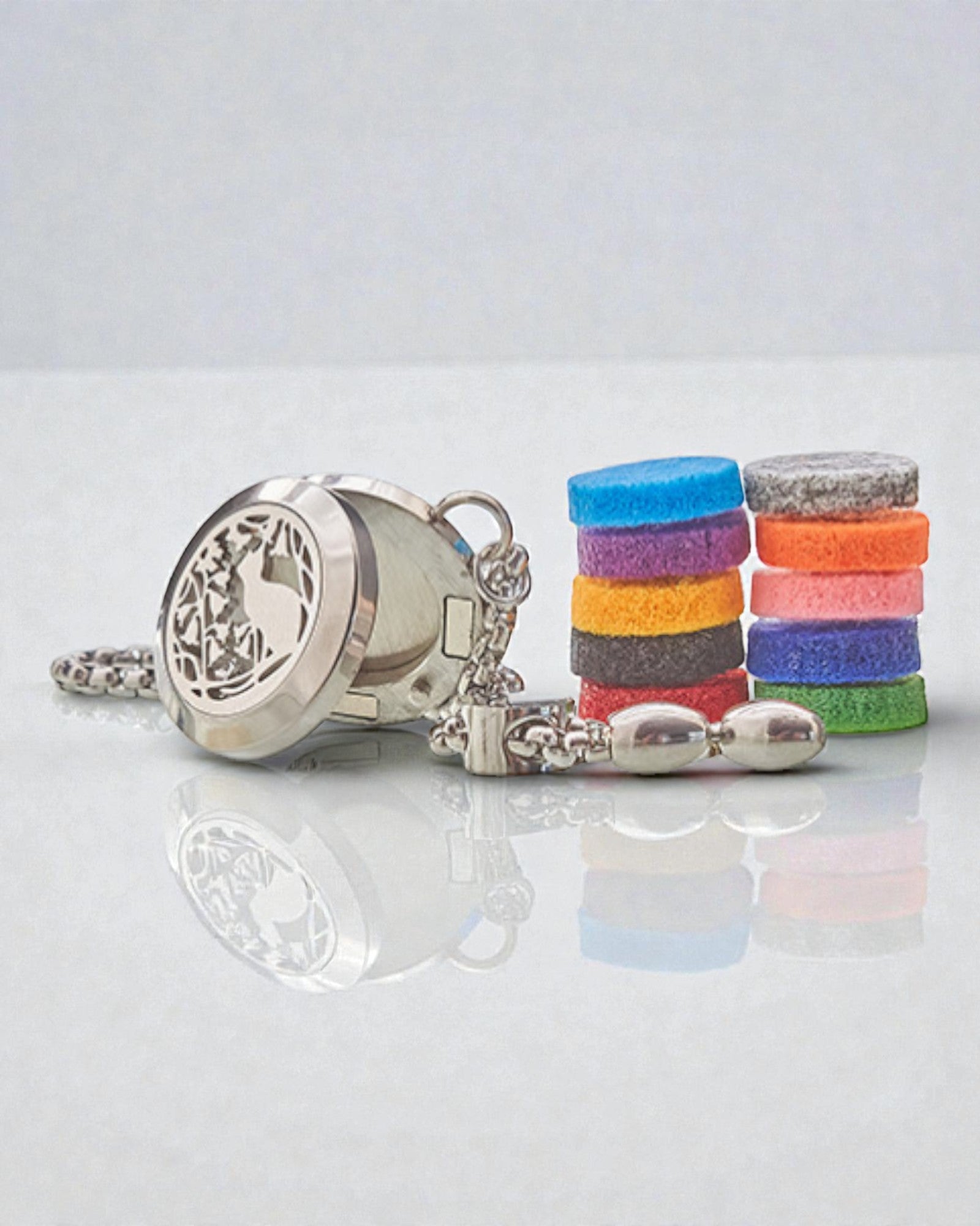 Bransoletka Aromalife Feline Bloom – Sekretnik Zapachu Kot i Kwiaty 20 mm