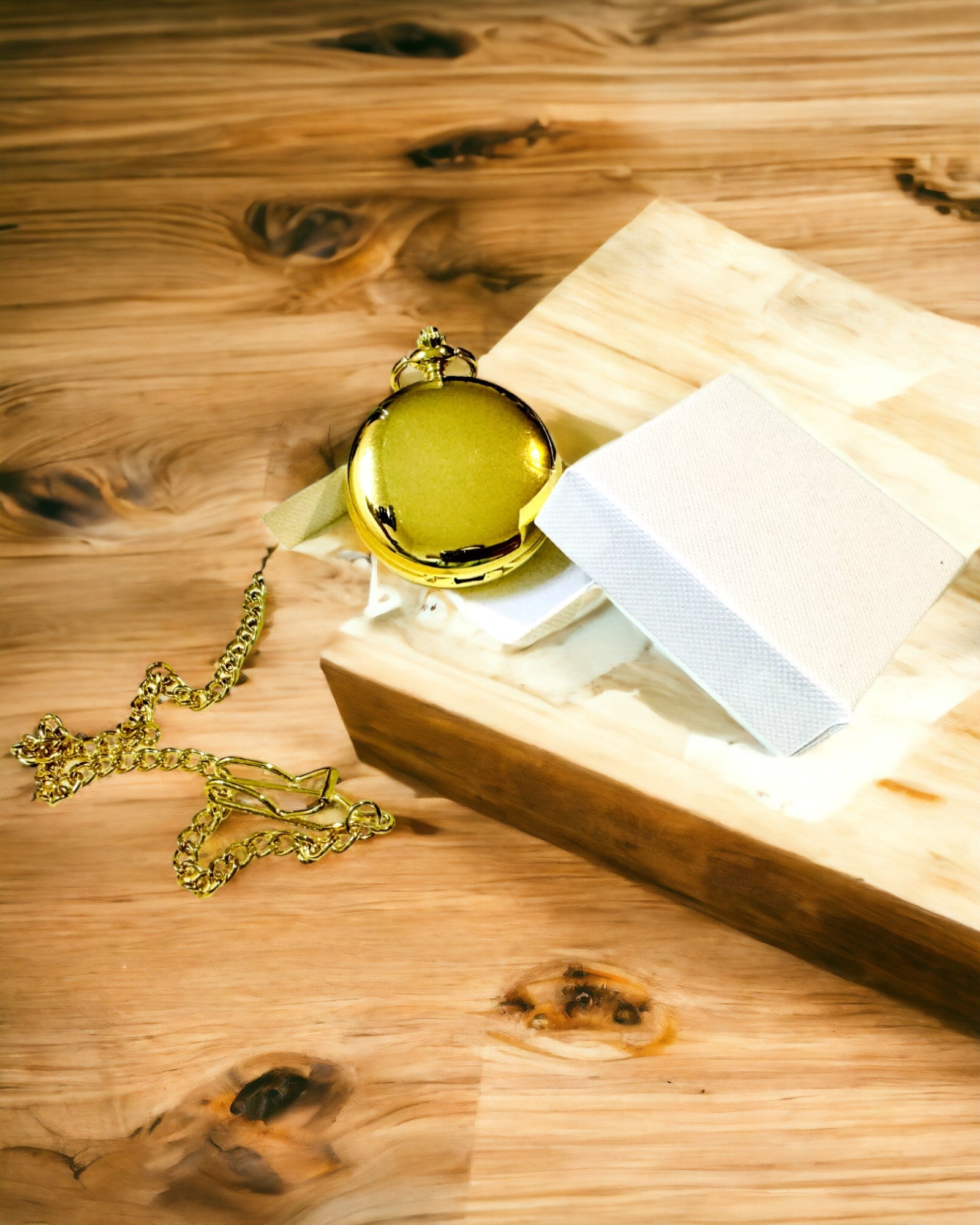 Klasszikus Kézi Mechanikus Zsebóra Dupla Fedéllel, Kézi Felhúzású, Arany Színű, Gravírozással