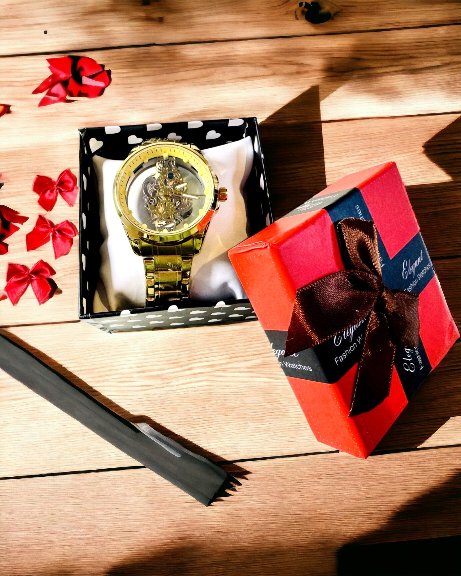 Férfi Sportóra Kétoldalas, Átlátszó Kvarc Szerkezettel és Alumínium Karkötővel – Ideális Ajándék. Személyre szabás gravírozással