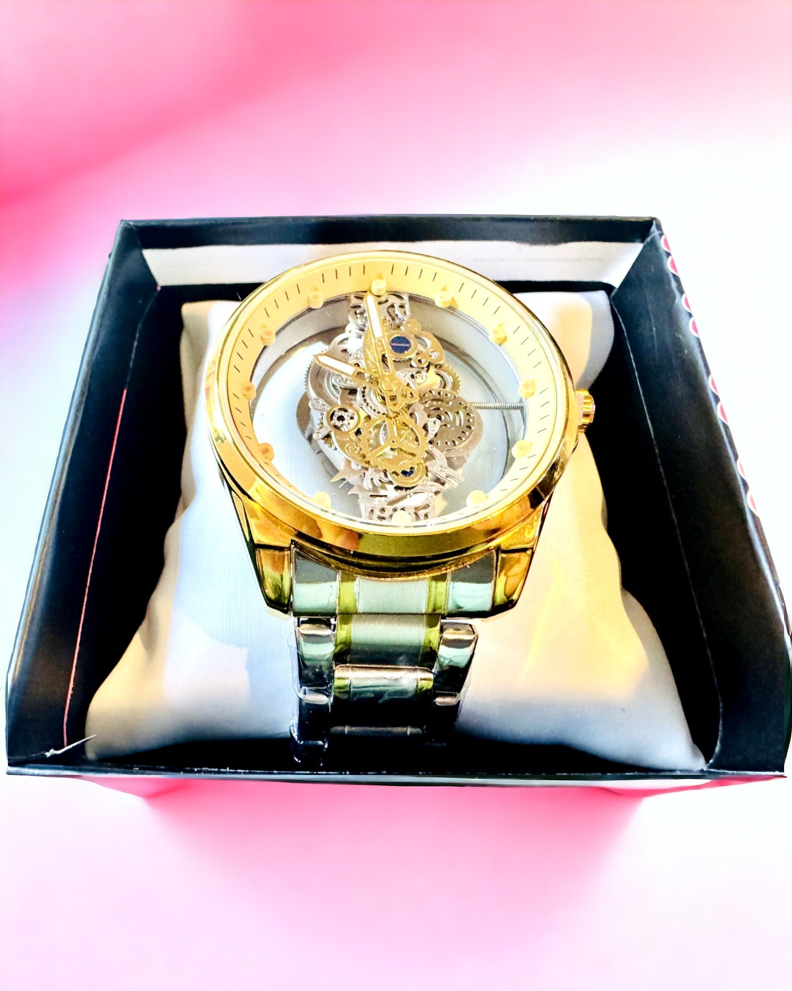 "Vision Sport" Férfi Kvarcóra – Kétoldalú Átlátszó Alumíniumból