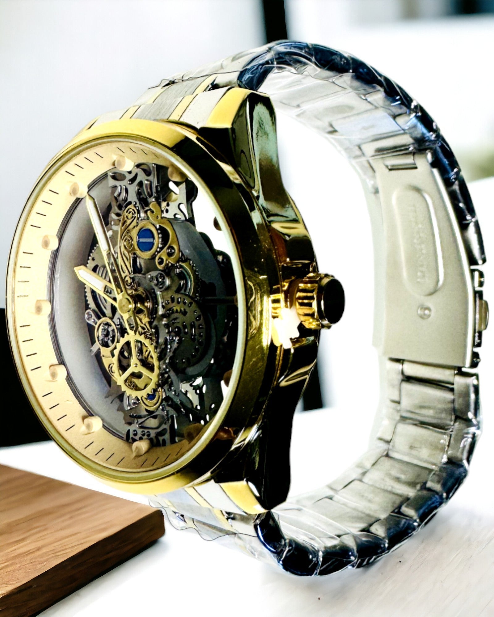 "Vision Sport" Férfi Kvarcóra – Kétoldalú Átlátszó Alumíniumból