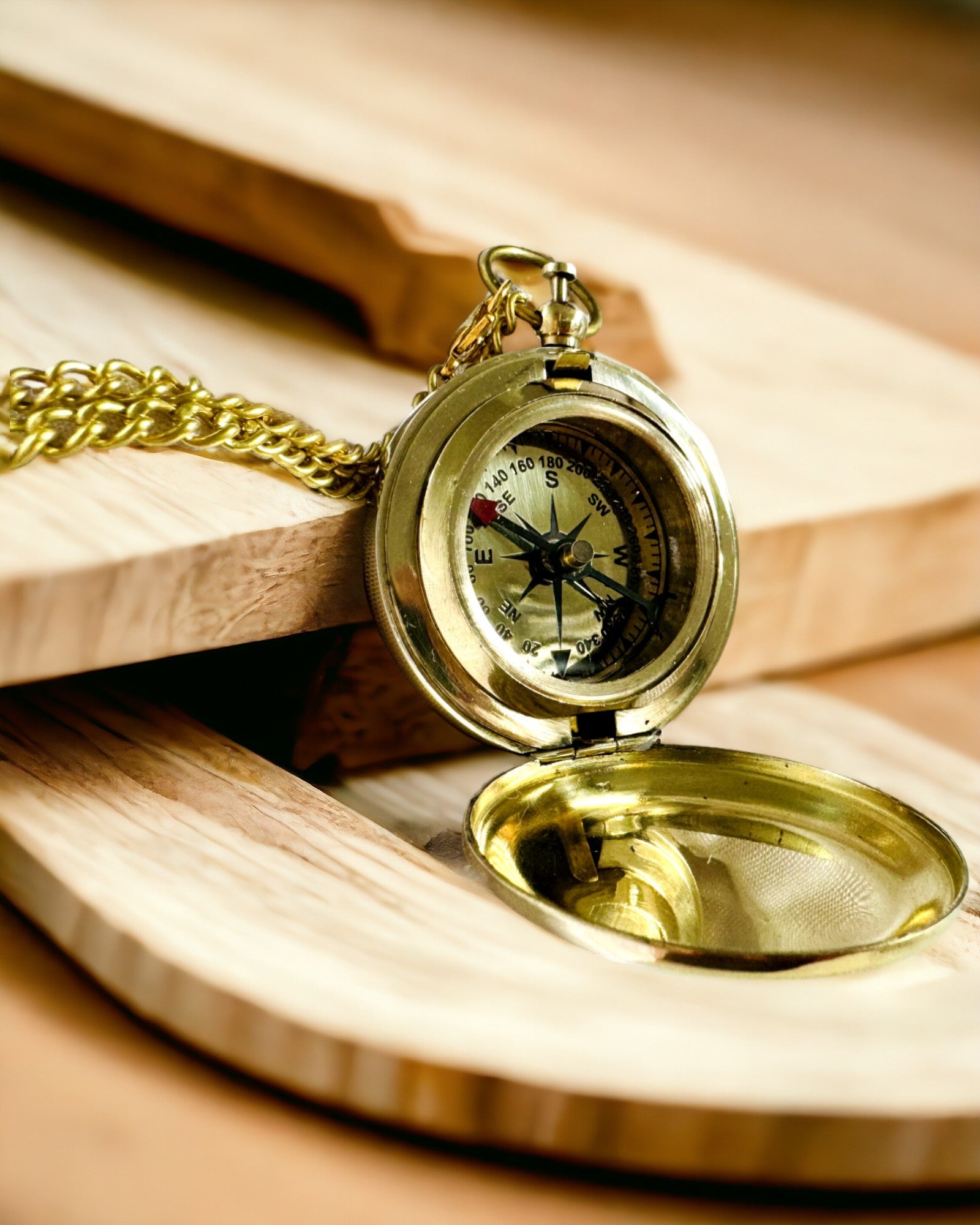 Arany színű Kompasz Kaland – Elegáns Felfedező Navigátor