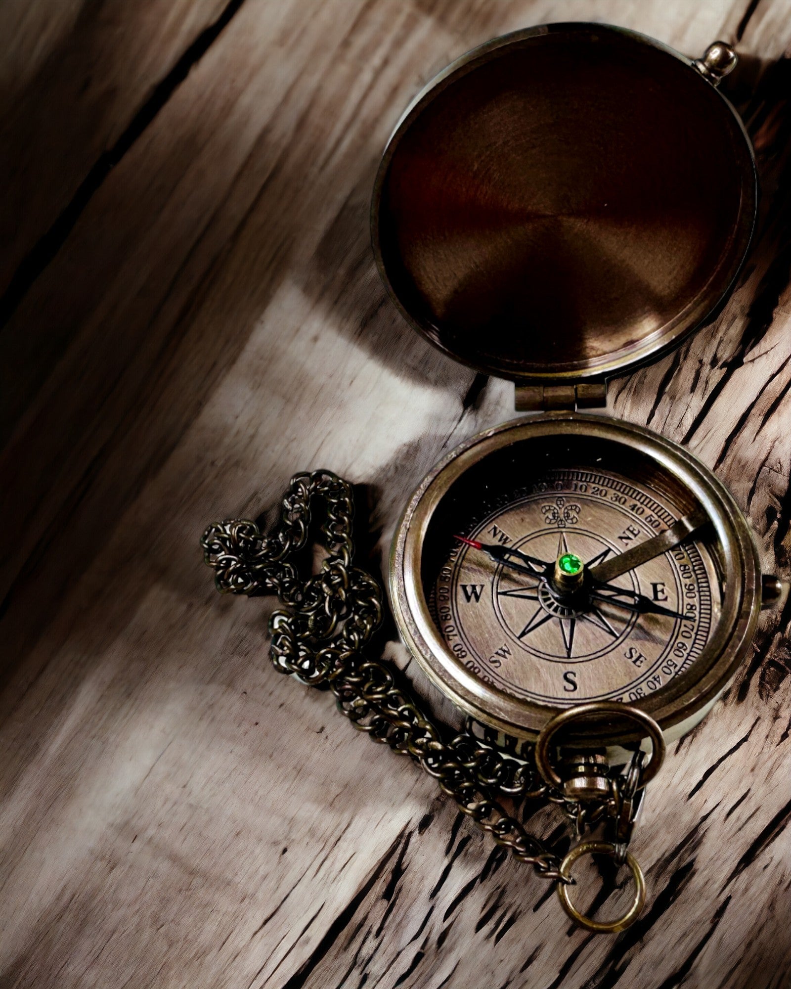 Indiai Odüsszeusz Iránytű – Retro Felfedező Gyöngyszem - gravírozási lehetőség