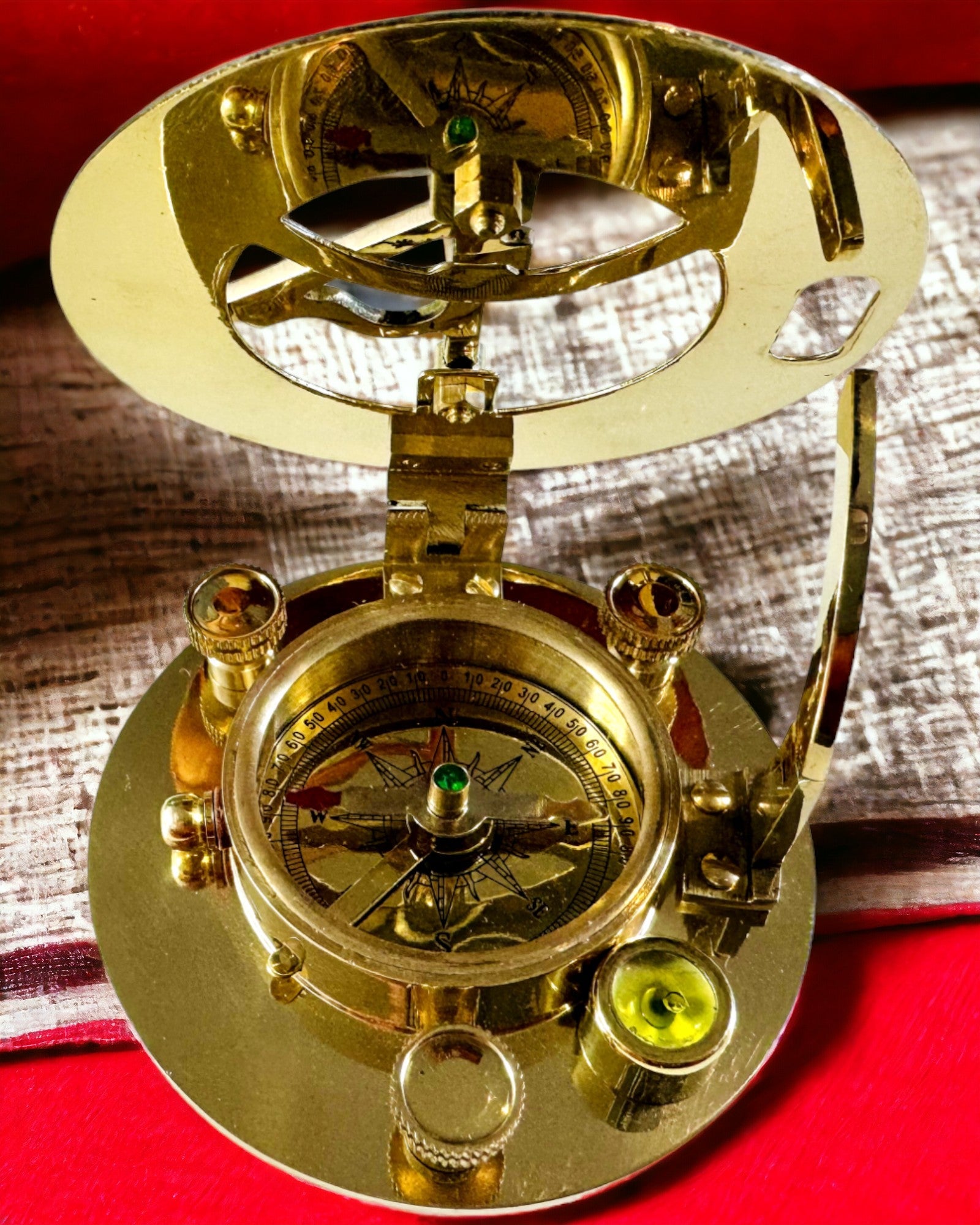 Nautikai Iránytű Szekstánssal és Személyre Szabási Lehetőséggel - Tengerészeti XL