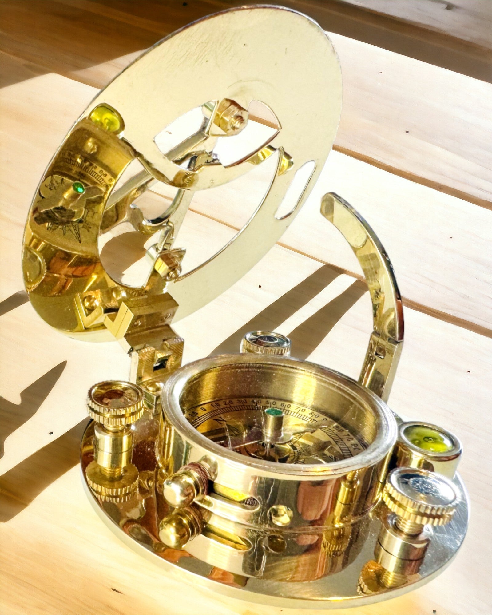 Nautikai Iránytű Szekstánssal és Személyre Szabási Lehetőséggel - Tengerészeti XL