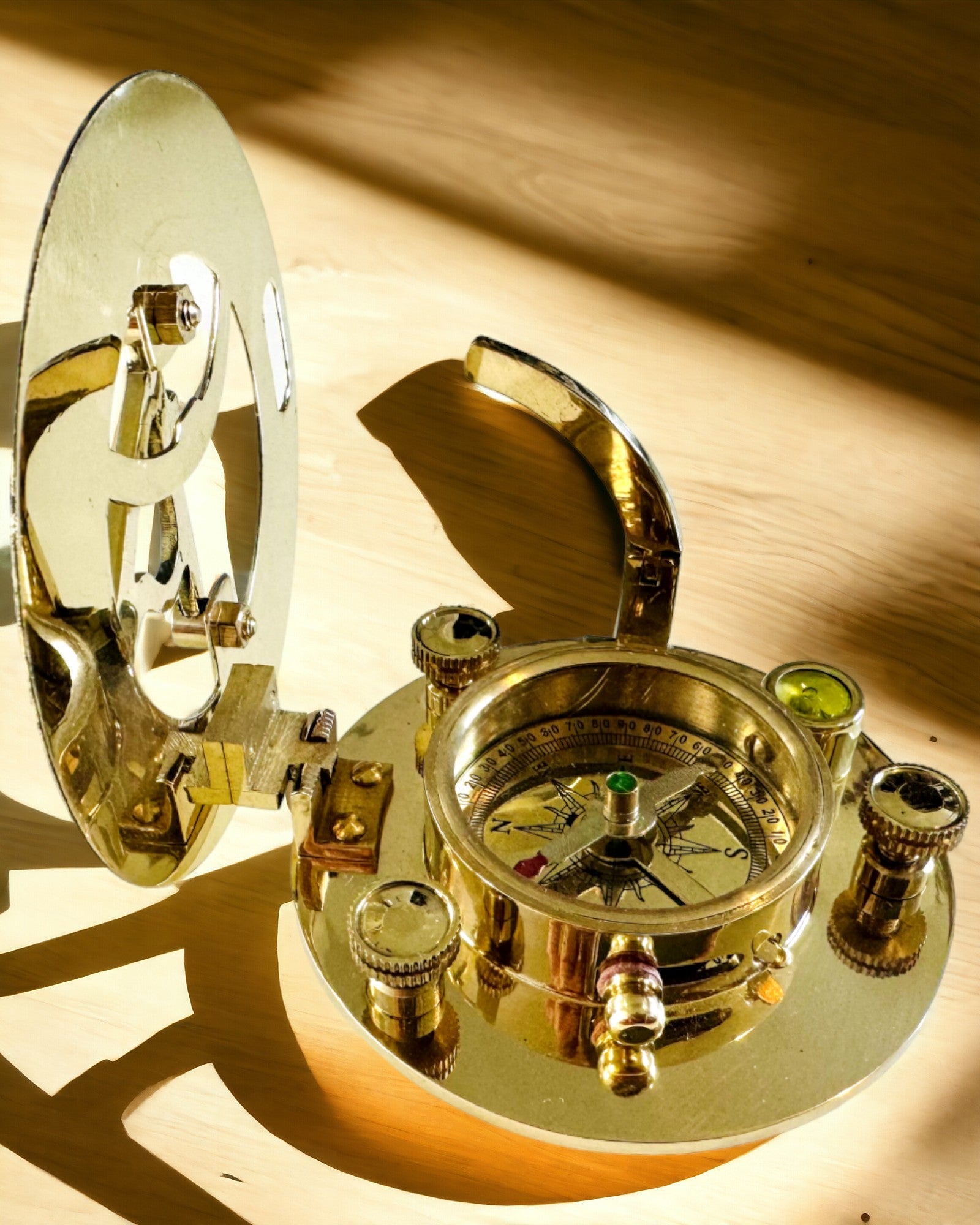 Nautikai Iránytű Szekstánssal és Személyre Szabási Lehetőséggel - Tengerészeti XL