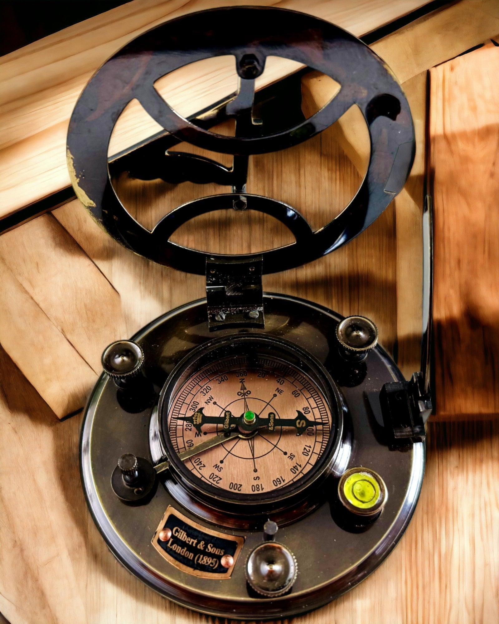 Antik Prémium Navigációs Iránytű Gravírozási Lehetőséggel – Kézzel Készített