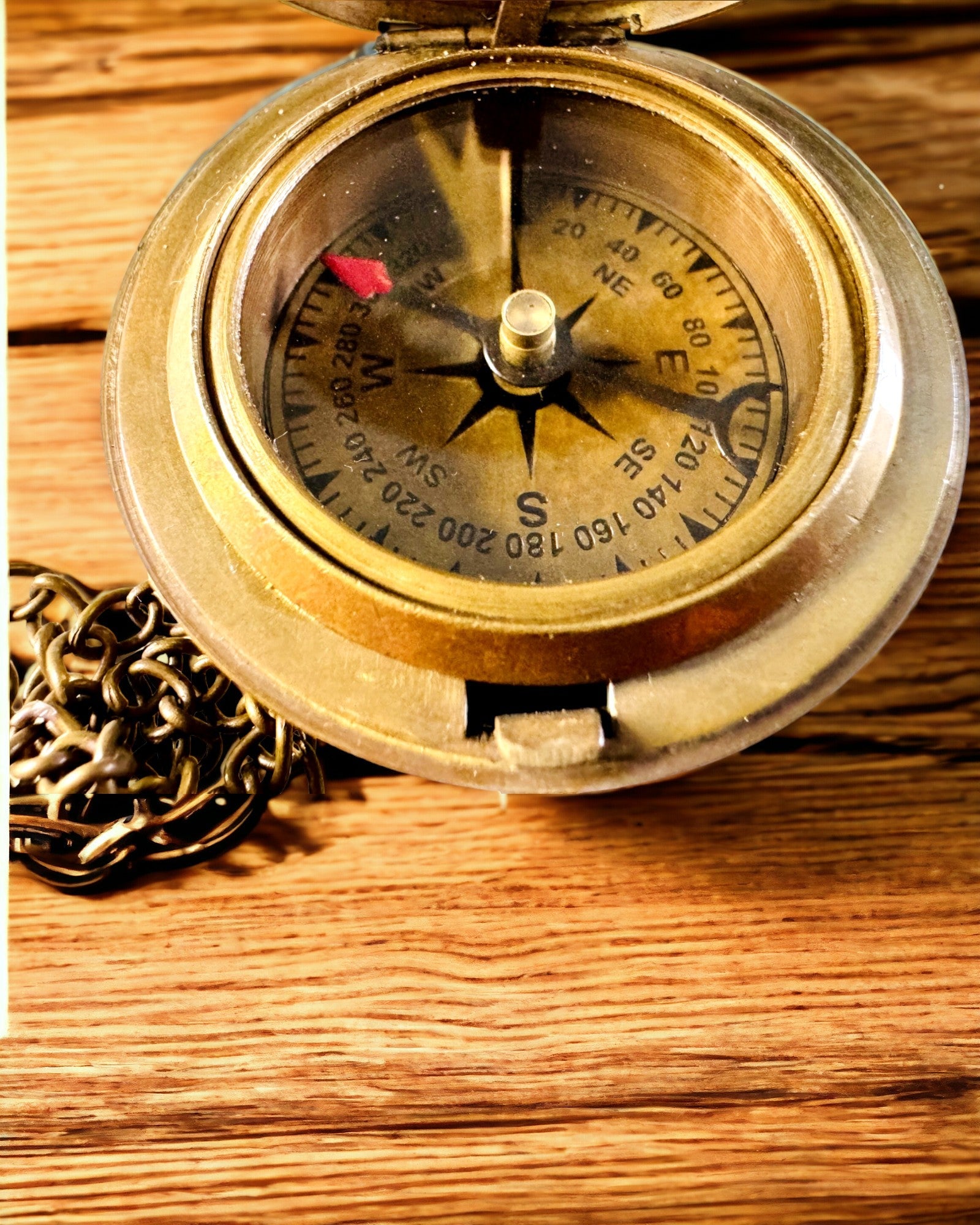 Utazó Navigációs Iránytű gravírozással, személyre szabás – Indiai Kézművesek Kézműves Terméke