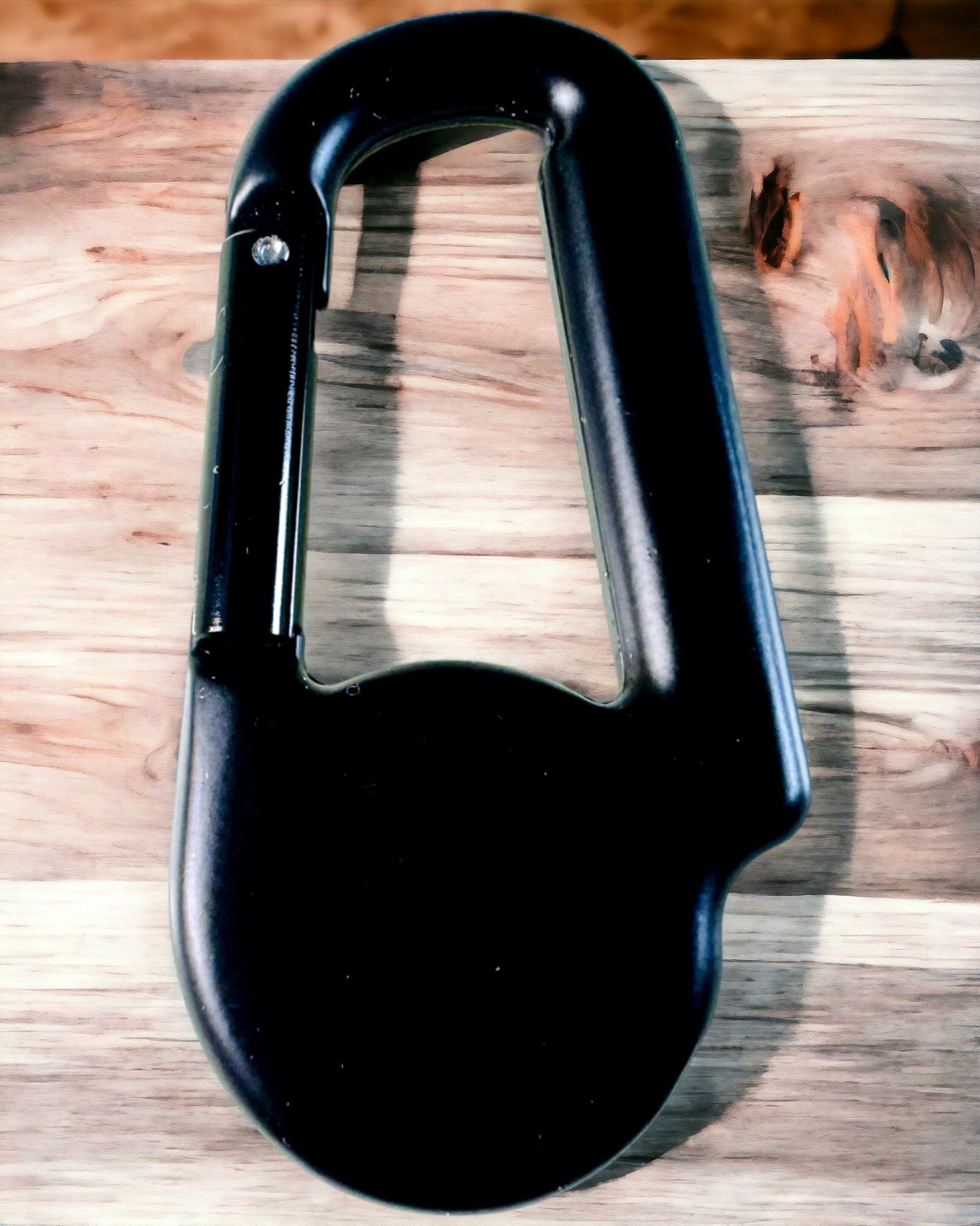 Karabineres iránytű hőmérővel, kulcstartó - gravírozási lehetőség