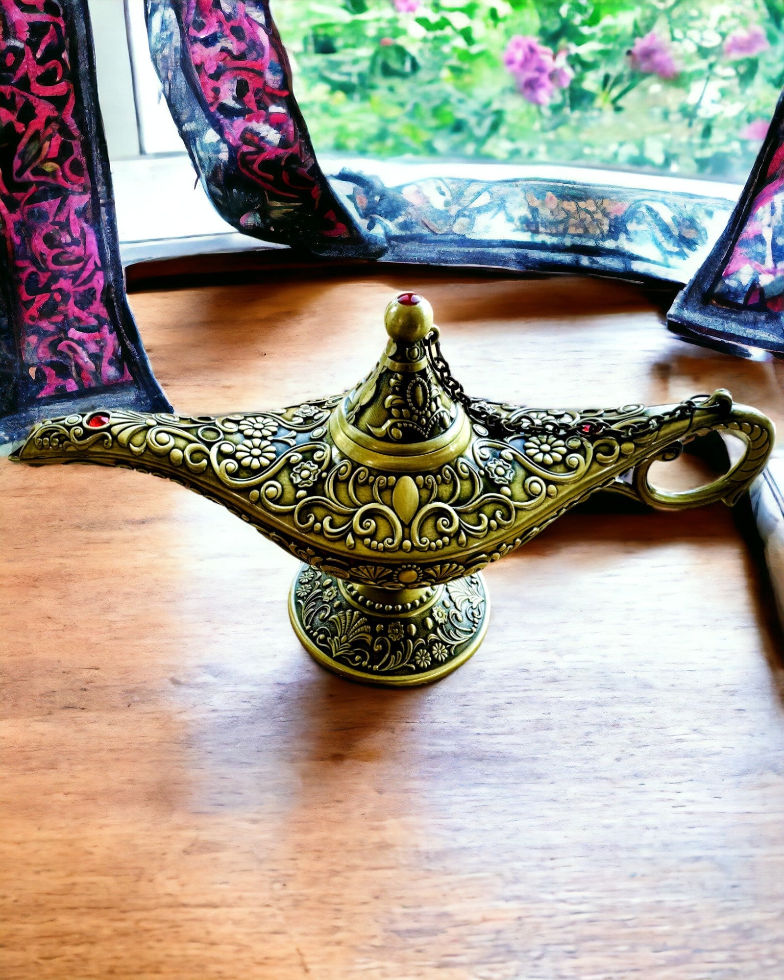 Aladdin Varázslámpája Gravírozási Lehetőséggel - Szecskázott Arany Változat