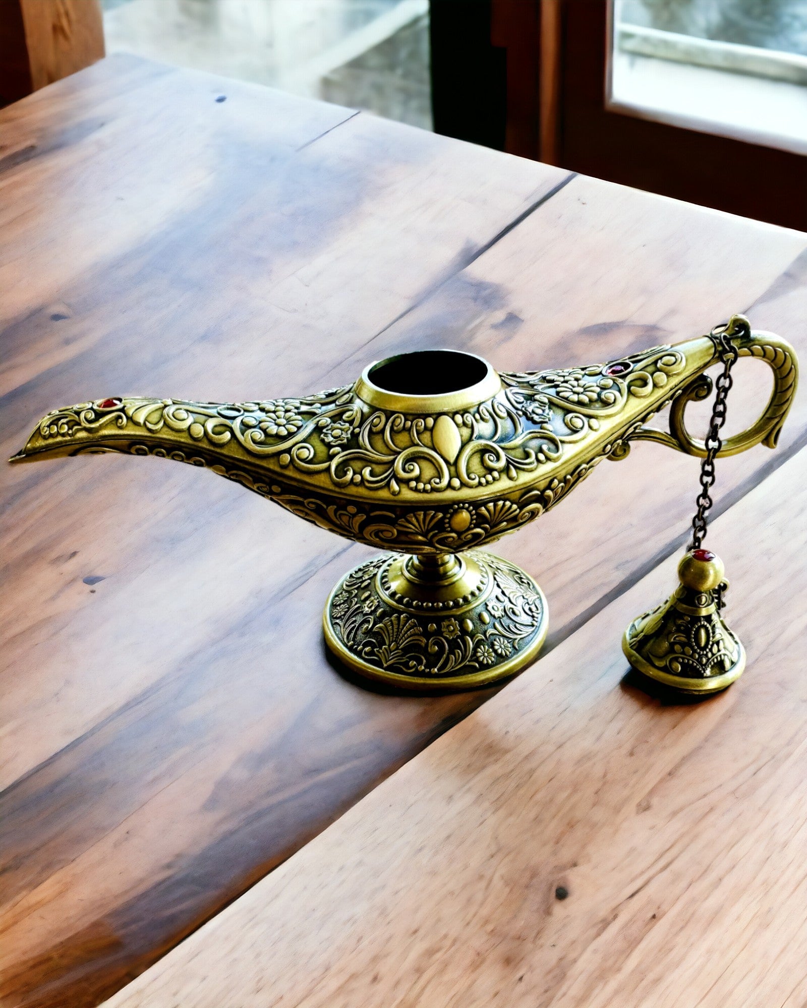 Aladdin Varázslámpája Gravírozási Lehetőséggel - Szecskázott Arany Változat