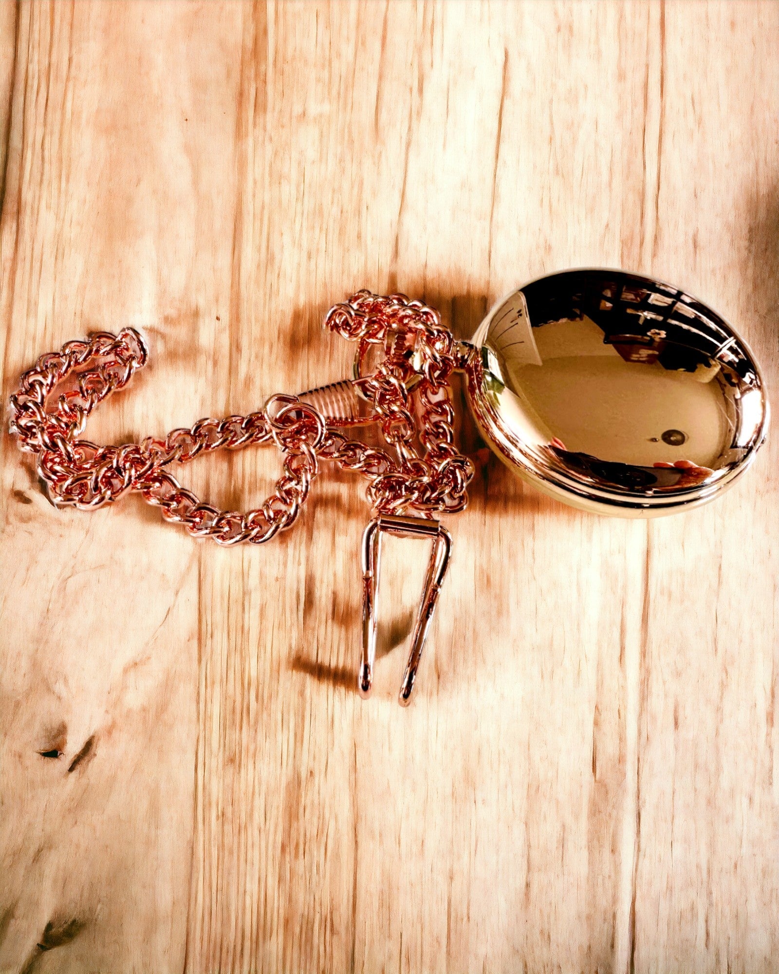 Klasszikus Stílusú Zsebóra – Rózsaarany, Vintage Elegancia