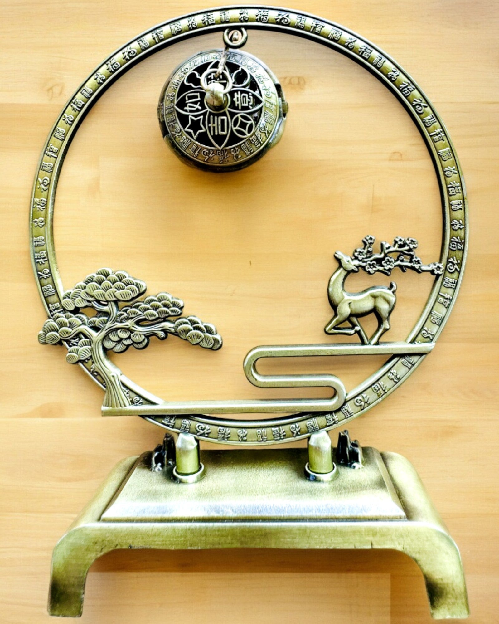 Elegáns Fém Füstölőtartó "Nagy Nyugalom" - személyre szabható gravírozással