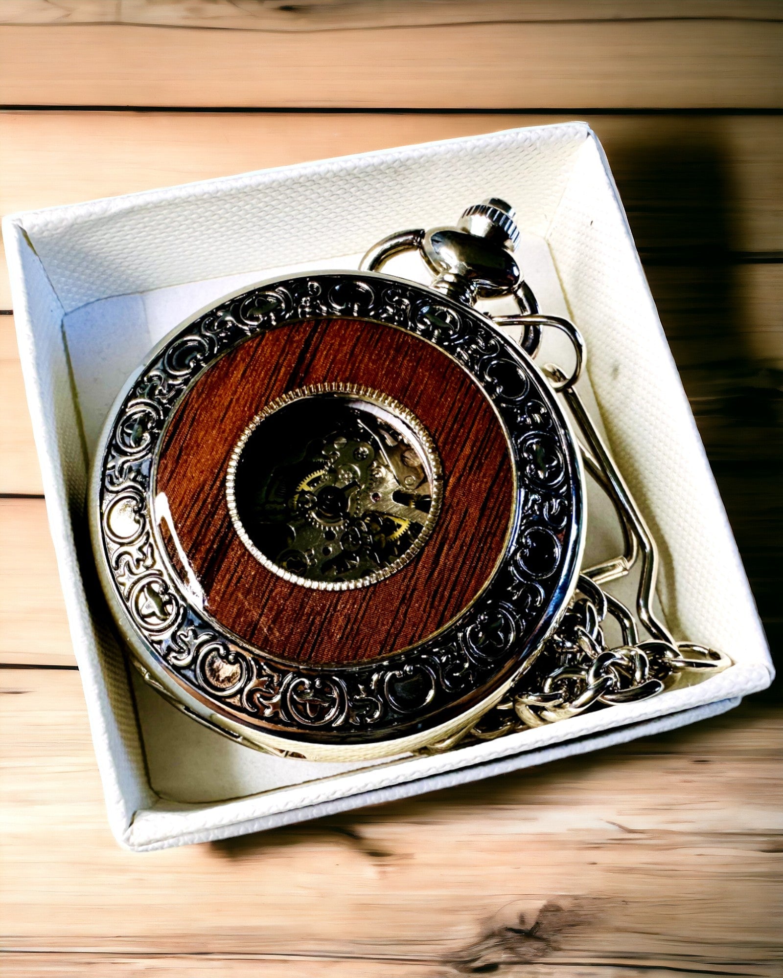 Gravírozható "Heritage Timekeeper" Zsebóra