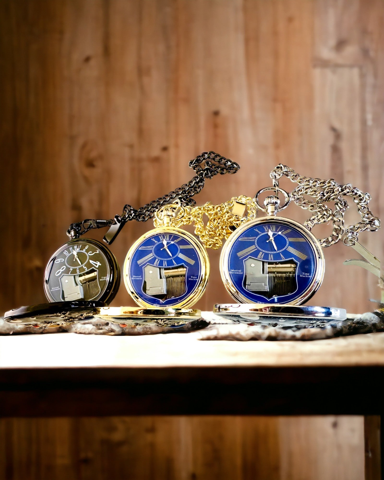 "Astrum Temporis" zsebóra - Ezüst keret. Személyre szabható gravírozással