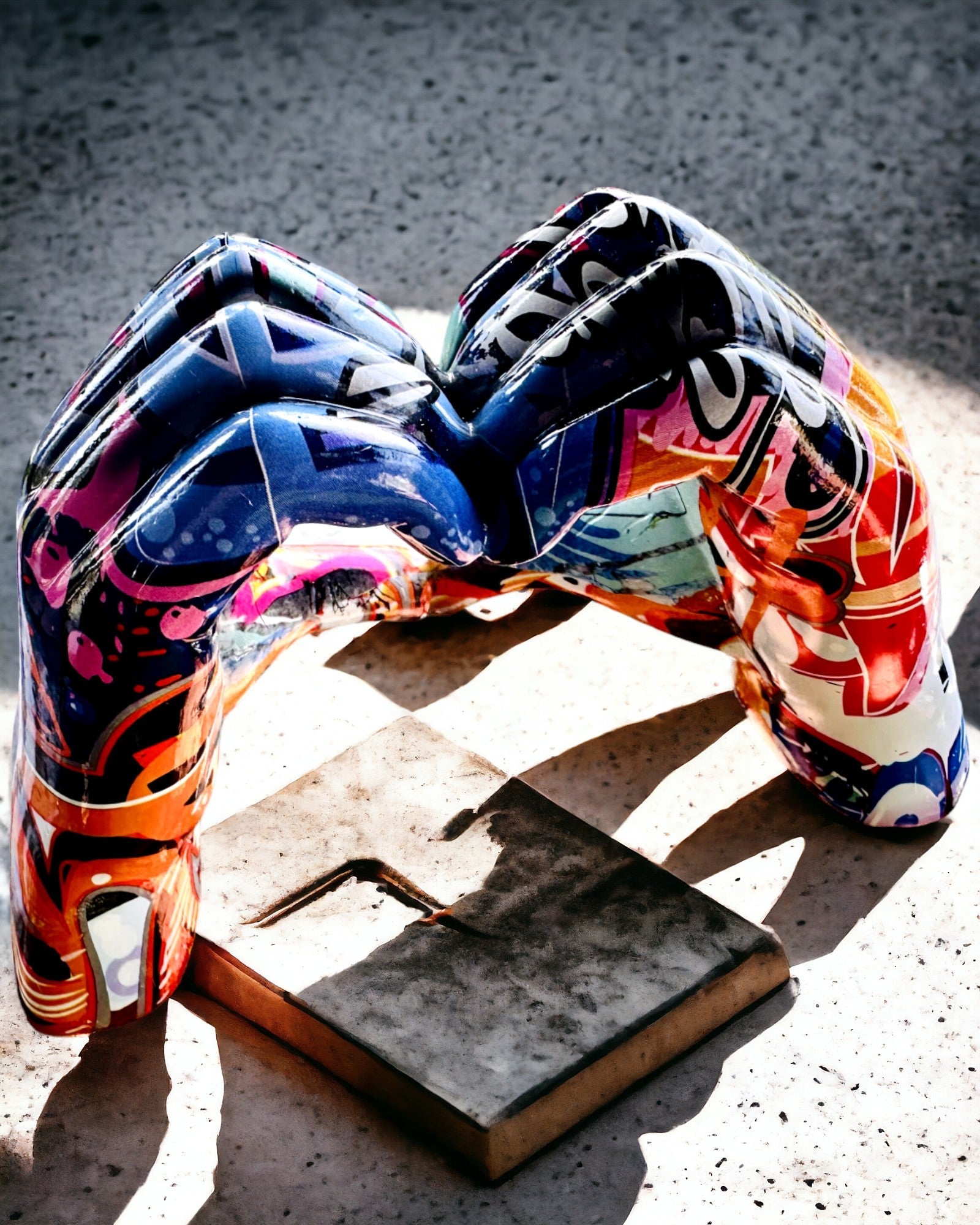 Dekoratív figura Színes Dekoratív Fogantyú ArtBrace - gravírozással személyre szabható, ajándéknak