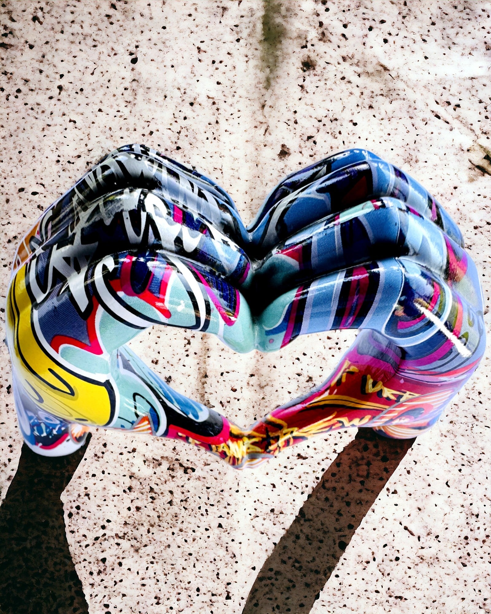 Dekoratív figura Színes Dekoratív Fogantyú ArtBrace - gravírozással személyre szabható, ajándéknak