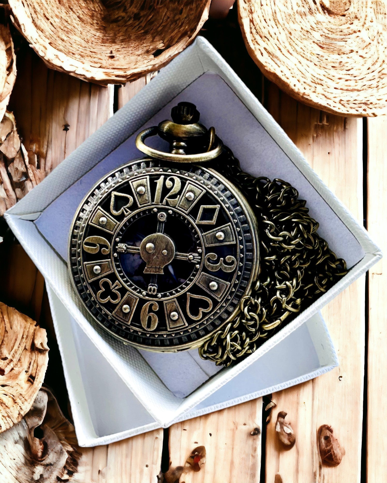 "Heritage Timekeeper" Zsebóra Személyre szabott ajándék gravírozással