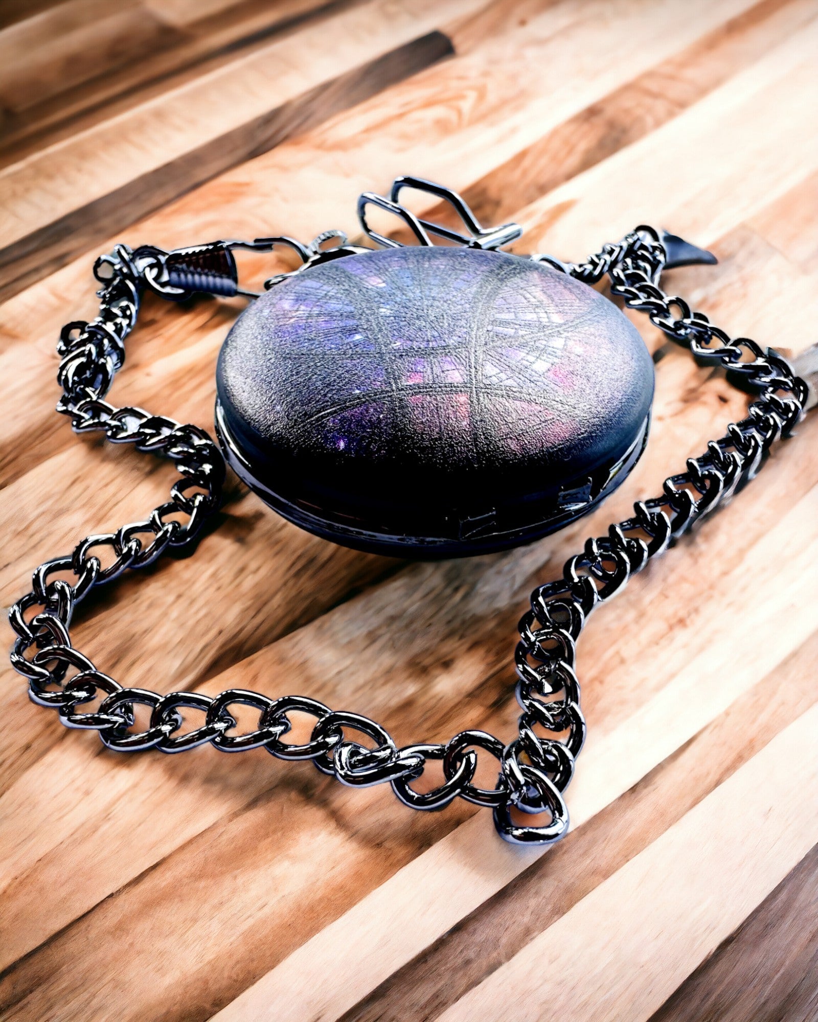 "Galactic Vision" Zsebóra Gravírozási Lehetőséggel, személyre szabott ajándék