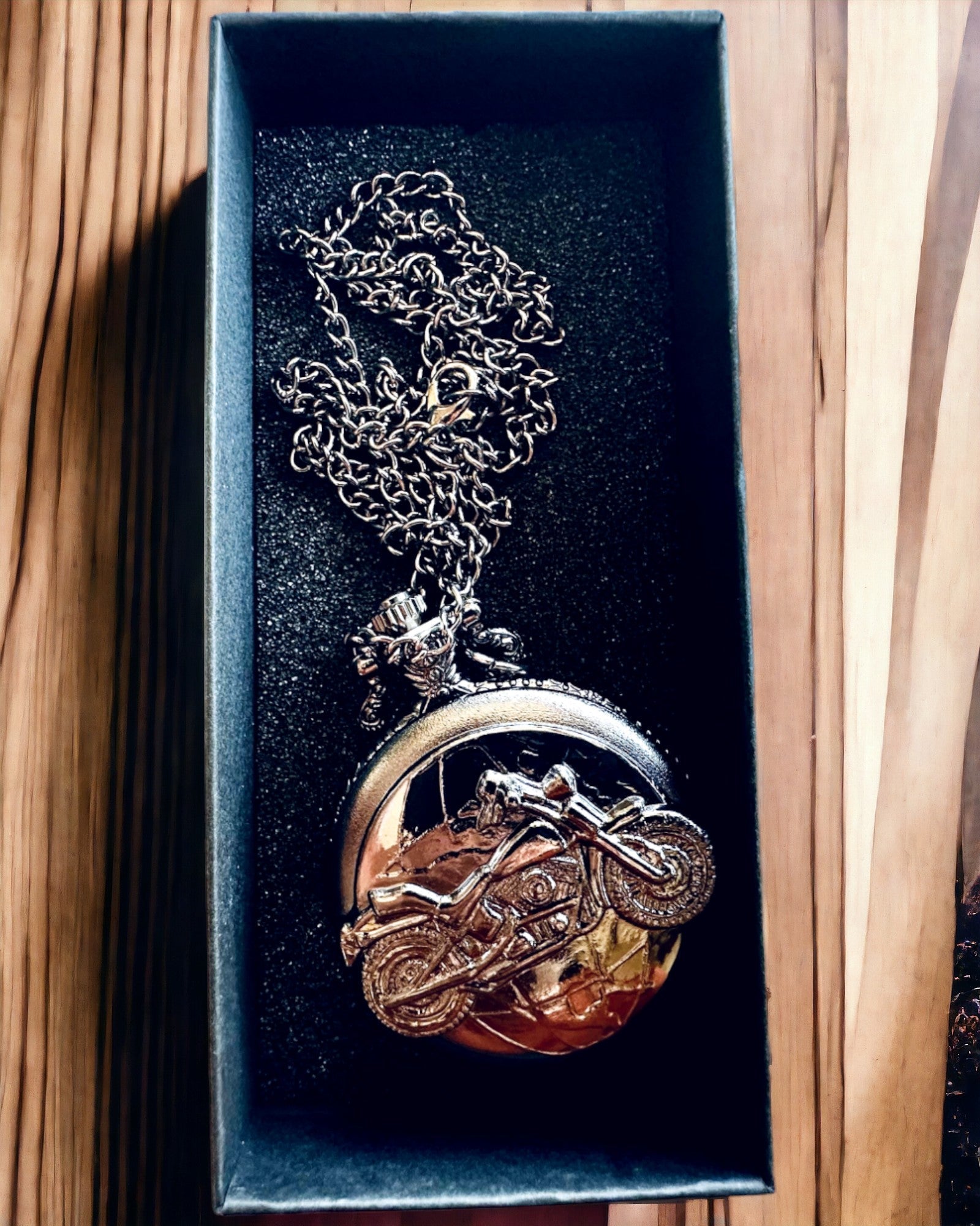 Elegáns Zsebóra Motorkerékpár Szenvedély, gravírozási lehetőséggel