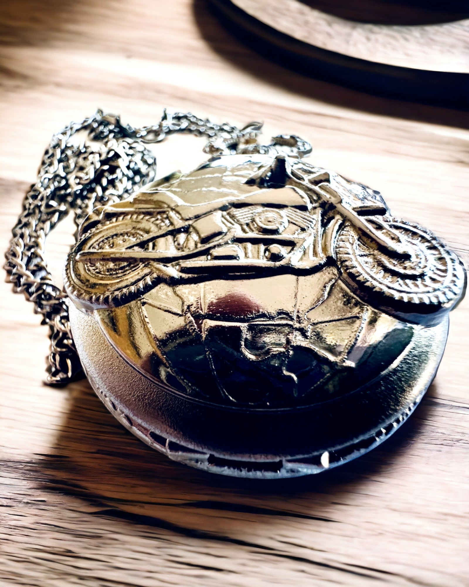 Elegáns Zsebóra Motorkerékpár Szenvedély, gravírozási lehetőséggel